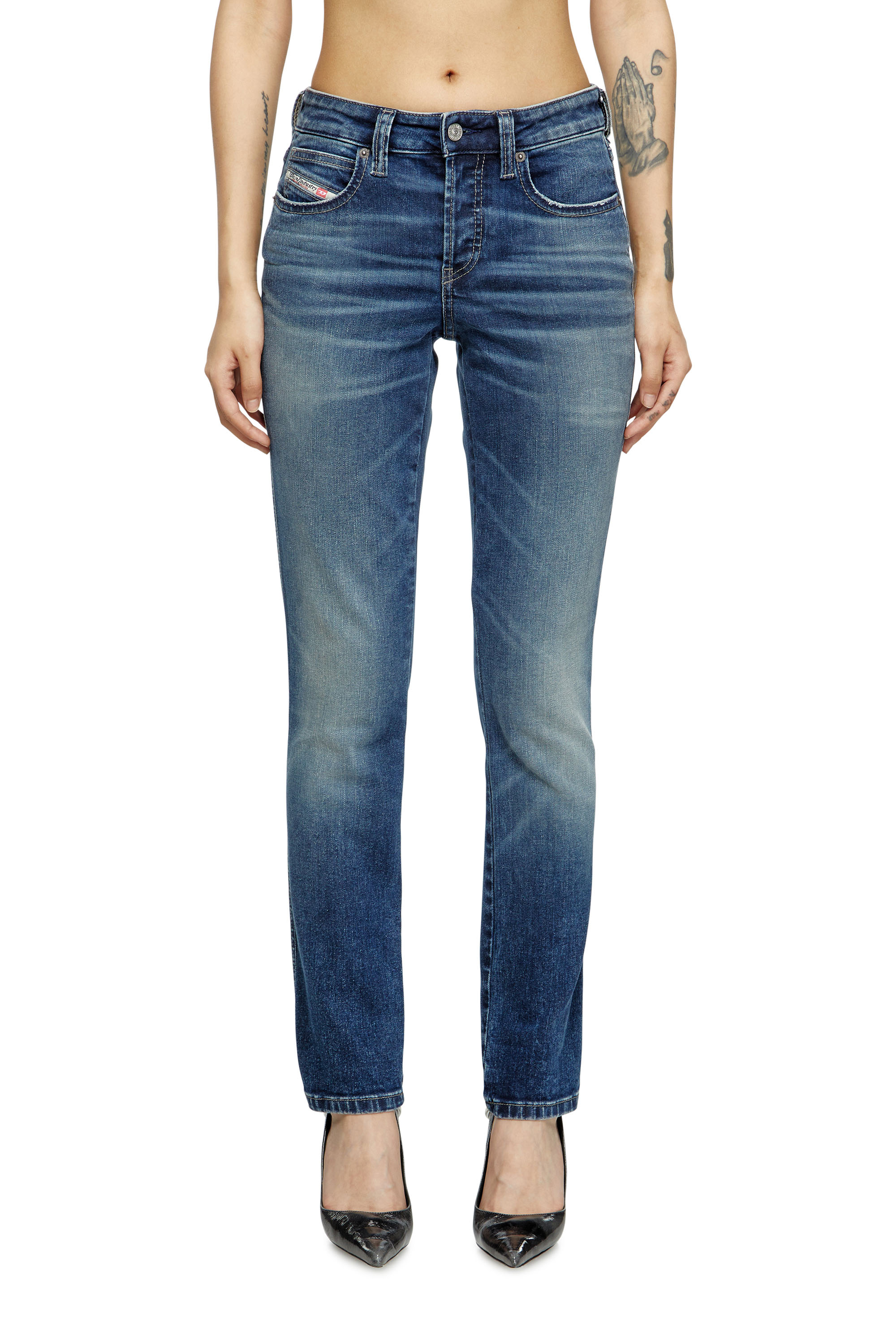 Diesel - Woman's Slim Jeans 1992 D-Jiann 0DBEE, Medium blue - 3