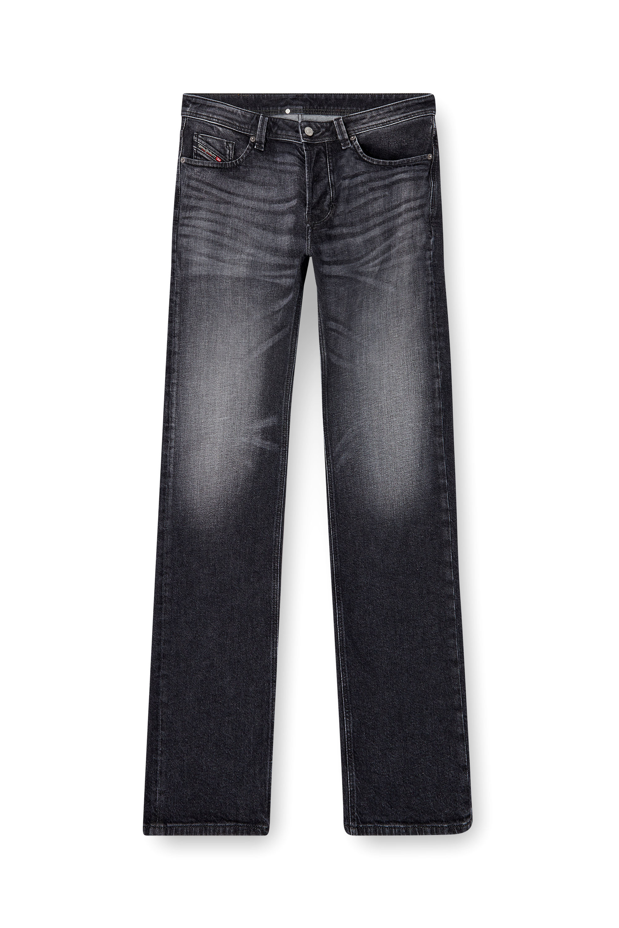 Diesel - Man's Regular Jeans 1985 Larkee 09L52, Black/Dark grey - 2