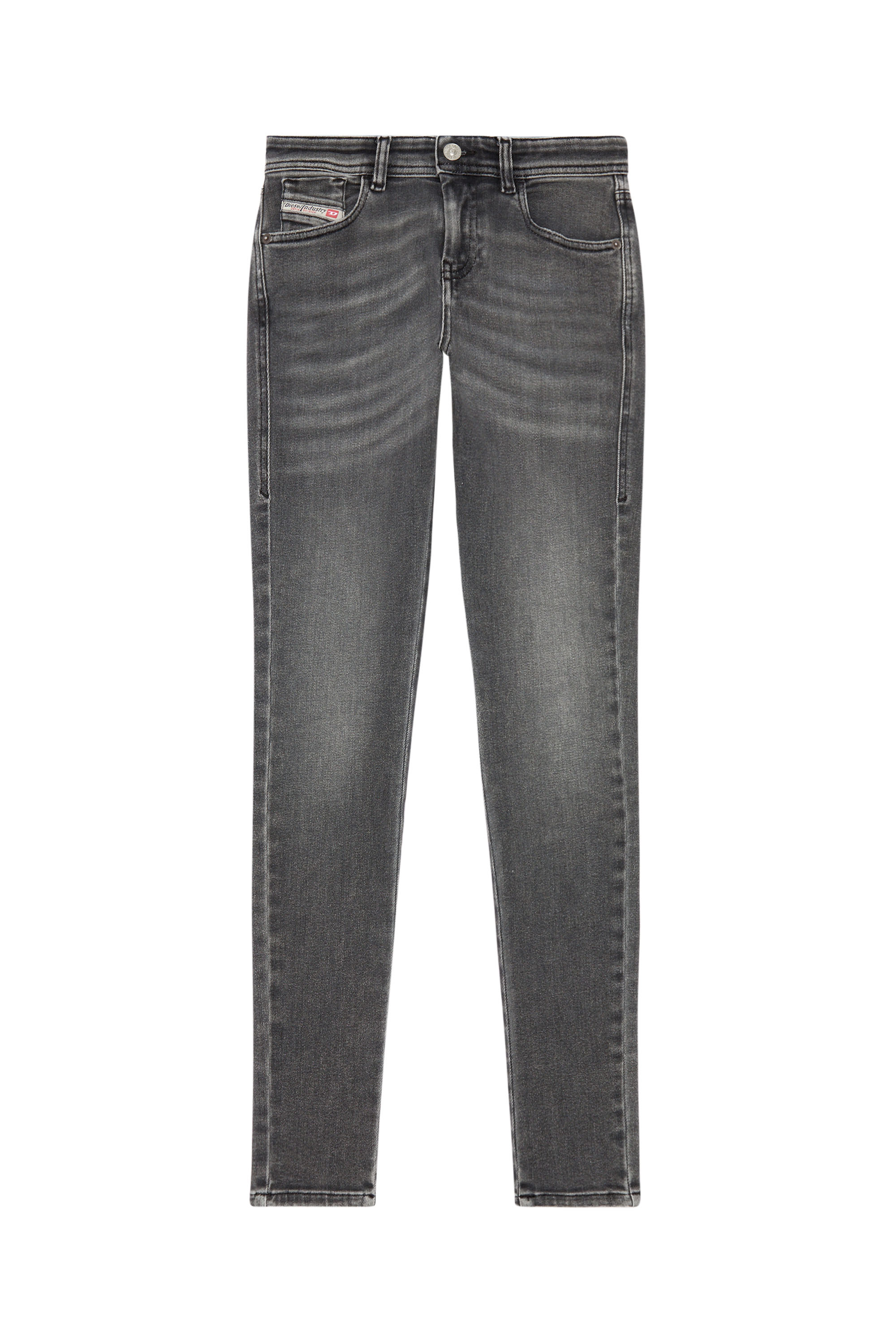 Diesel - Super skinny Jeans 2017 Slandy 09H86, Black/Dark grey - Image 5