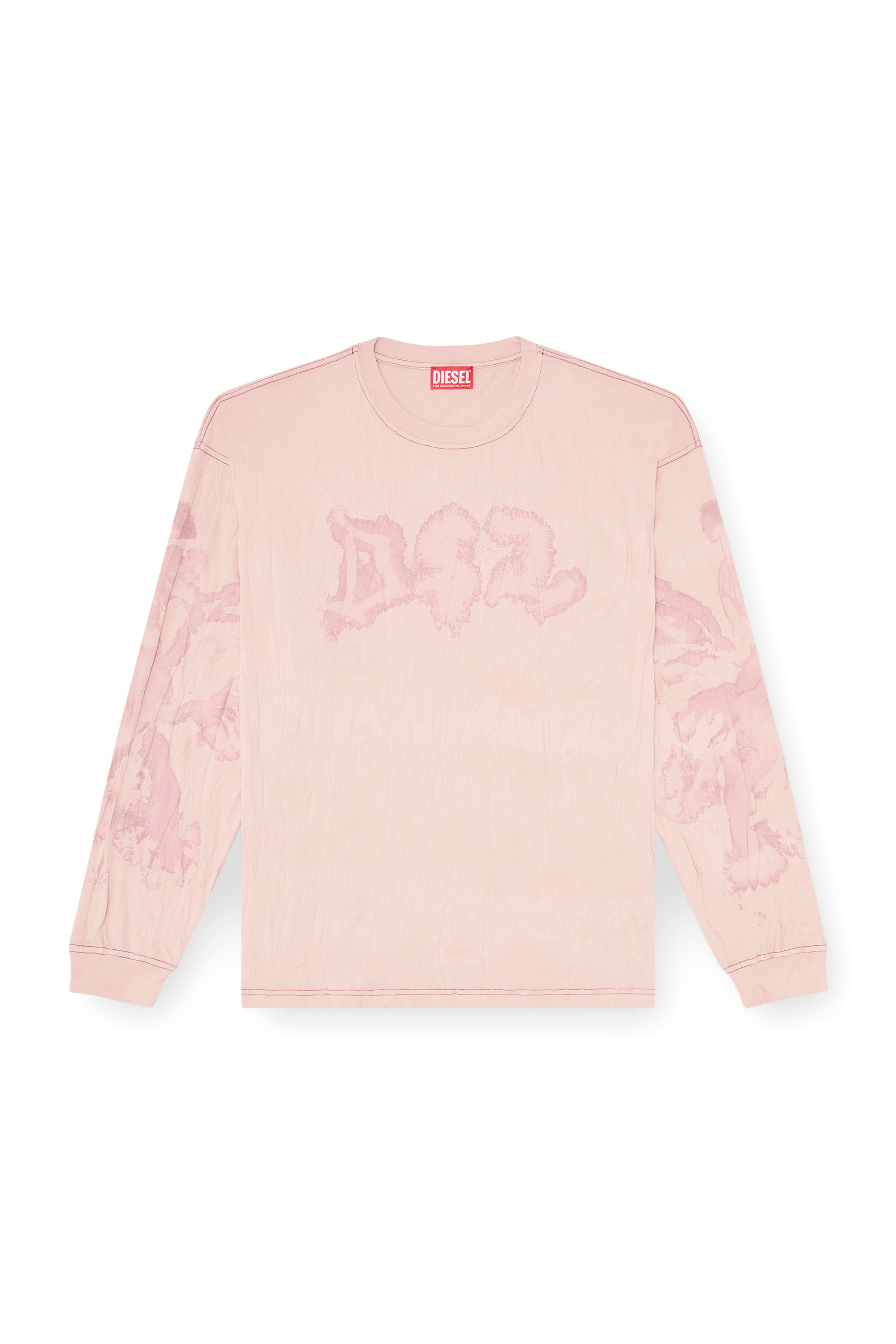 Diesel - T-BOXT-LS-AA4, Man's Relaxed long sleeve tee with blotched print in null - 2