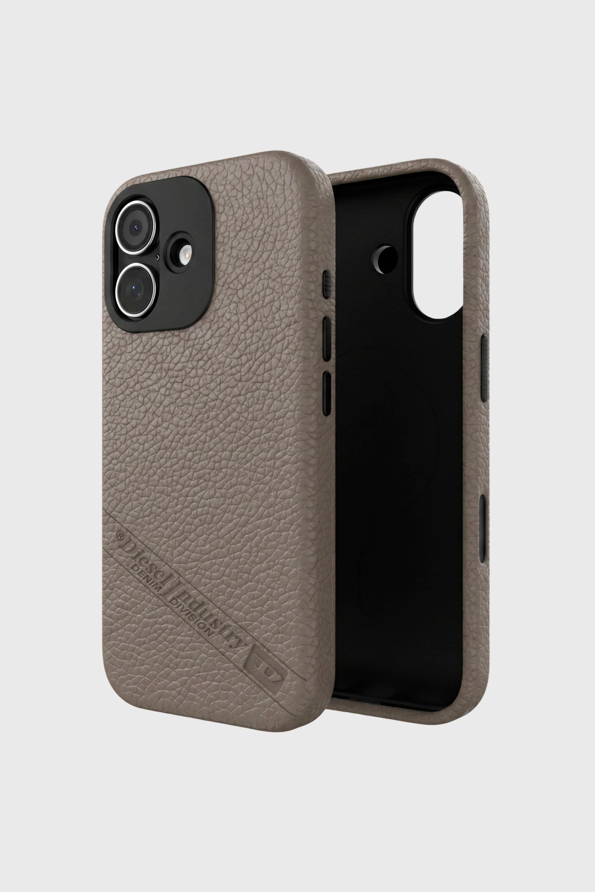 Diesel - 60643 MOULDED CASE, Unisex's Flag D case with MagSafe for iPhone 17 in Beige - 1
