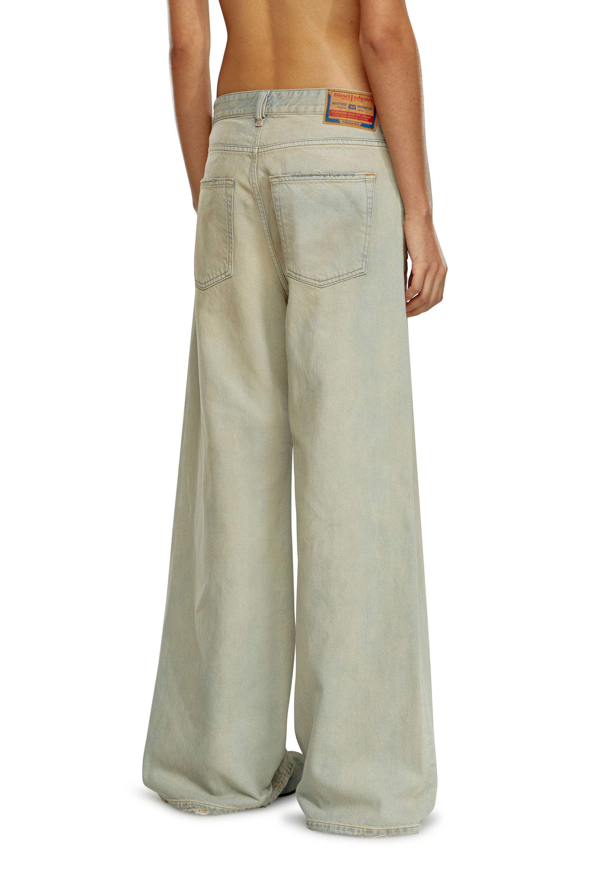 Diesel - Woman's Relaxed Jeans 1996 D-Sire 09H60, Light Blue - 4