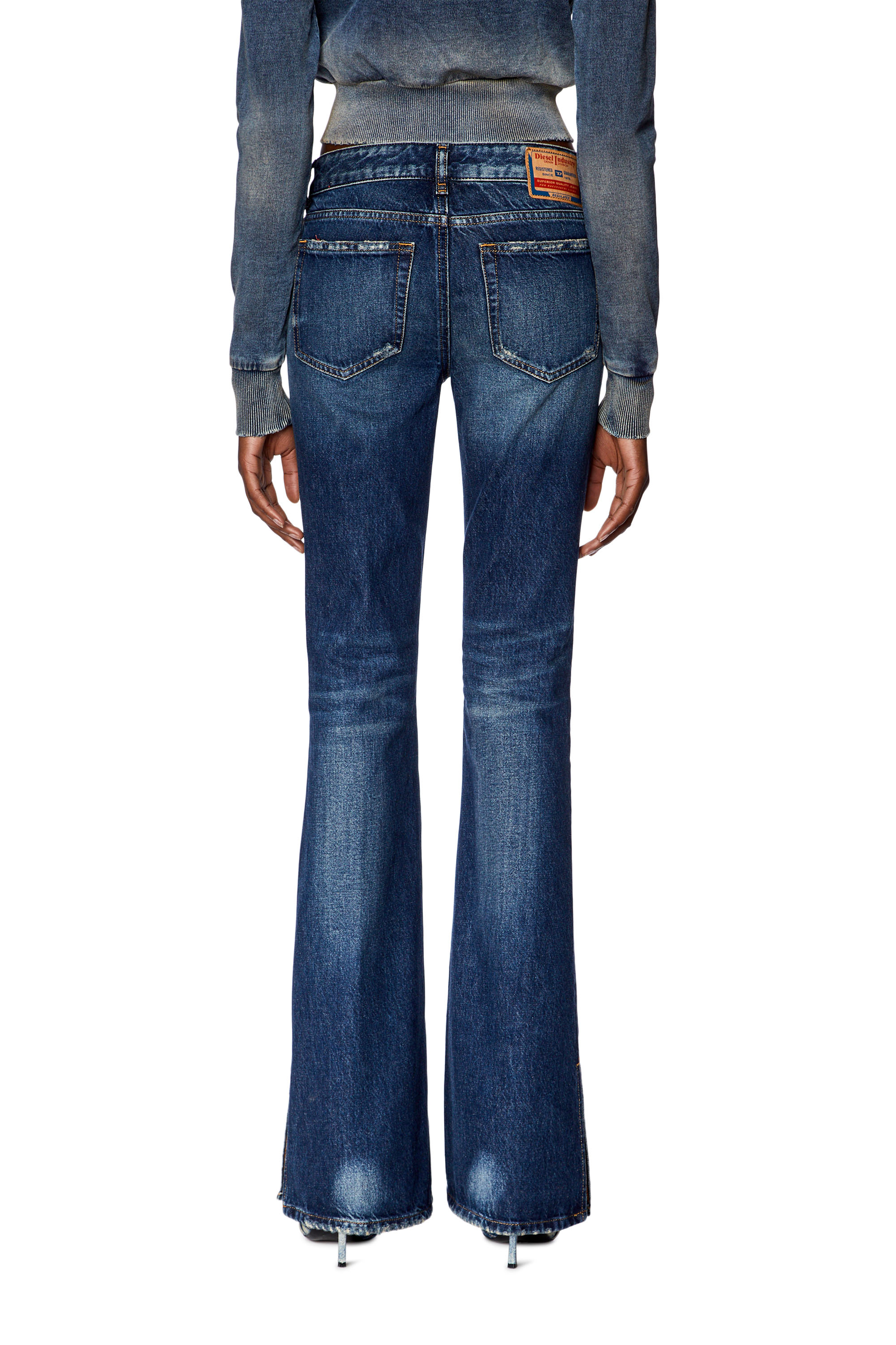 Diesel - Bootcut and Flare Jeans 1969 D-Ebbey 09G92, Dark Blue - Image 4
