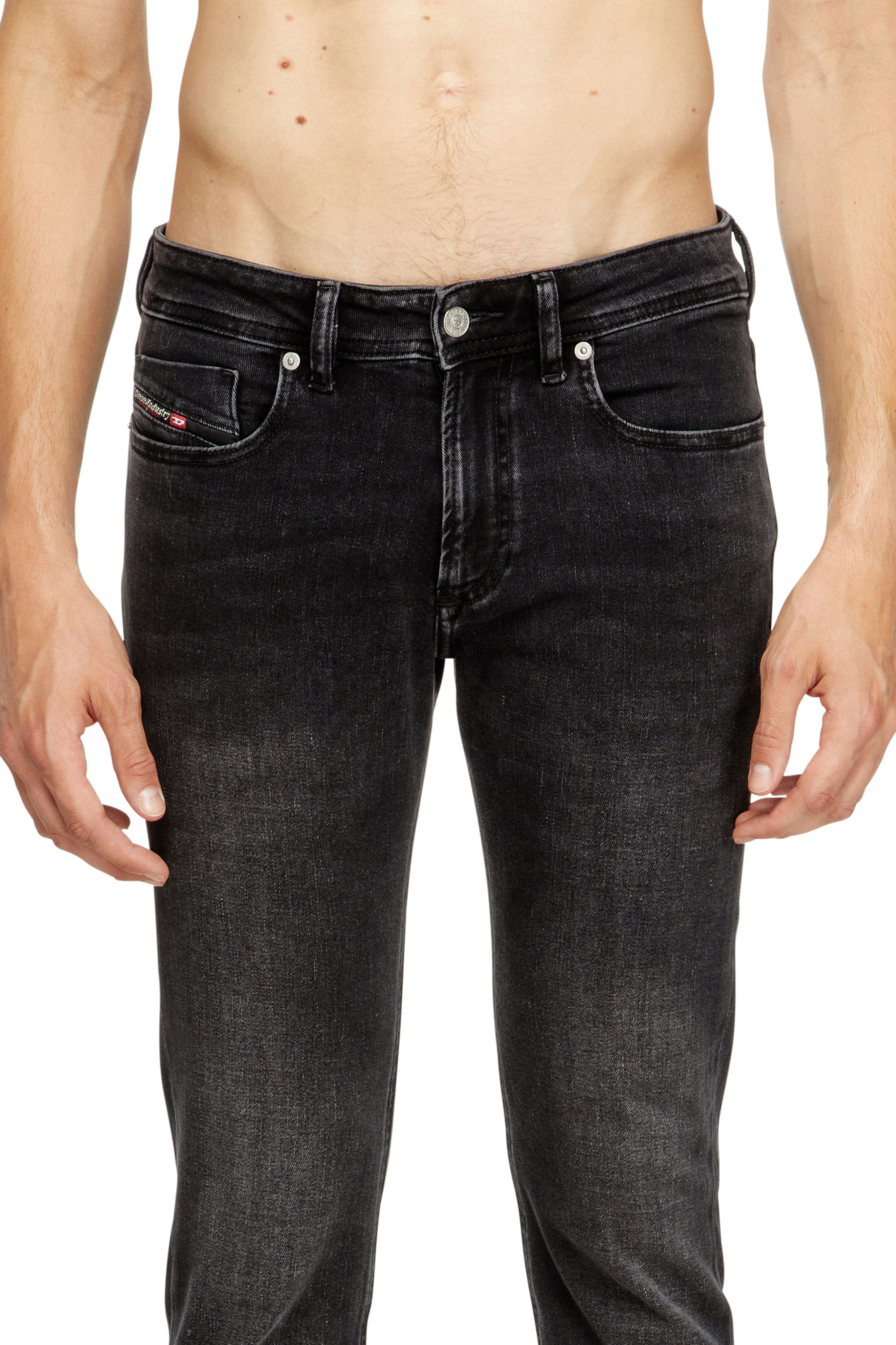 Diesel - Man's Skinny Jeans 1979 Sleenker 0DBDN, Black/Dark grey - 5