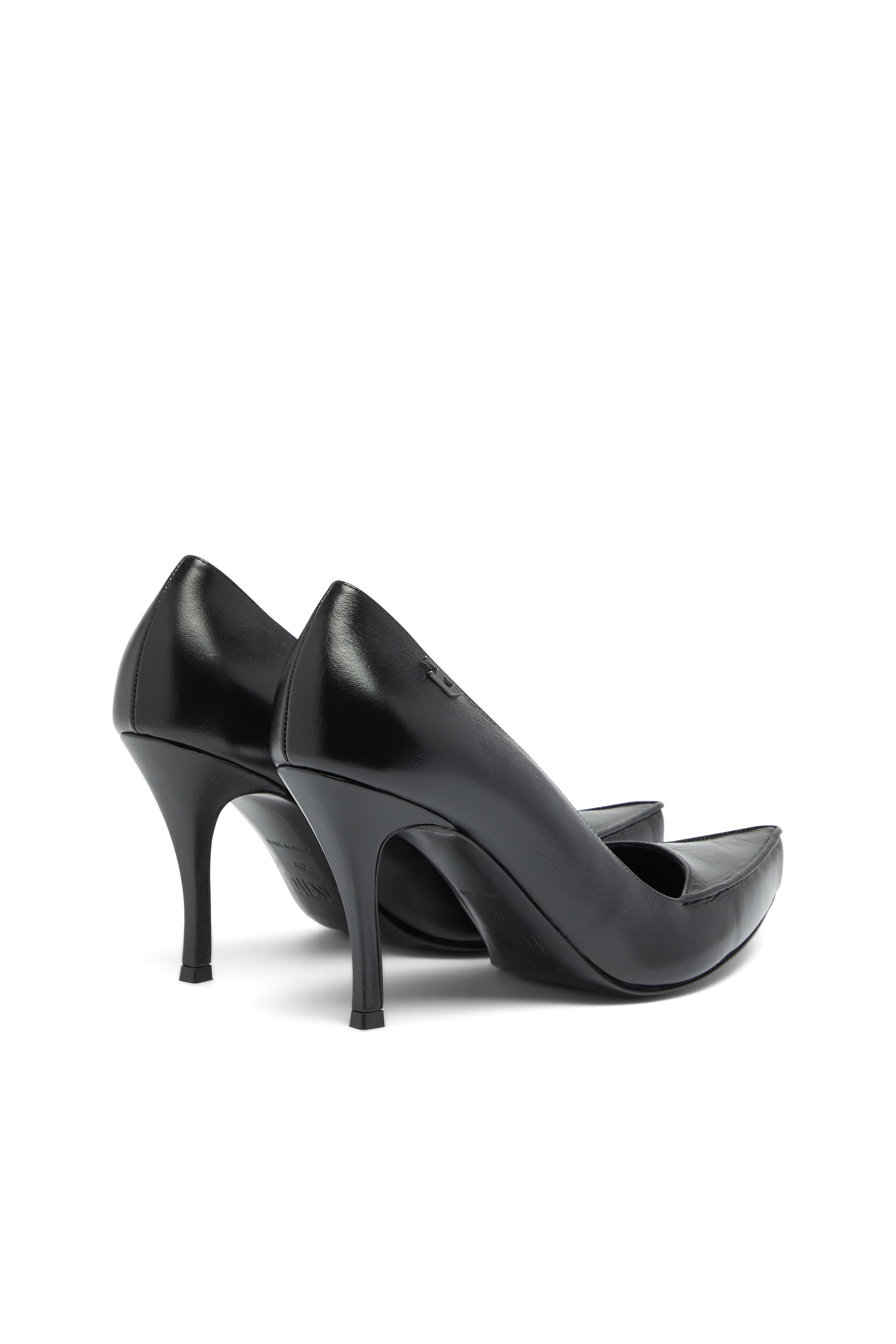 Diesel - D-LUCETTE-90-PUMP D, Woman's D-Lucette-Pumps in leather in Black - 4