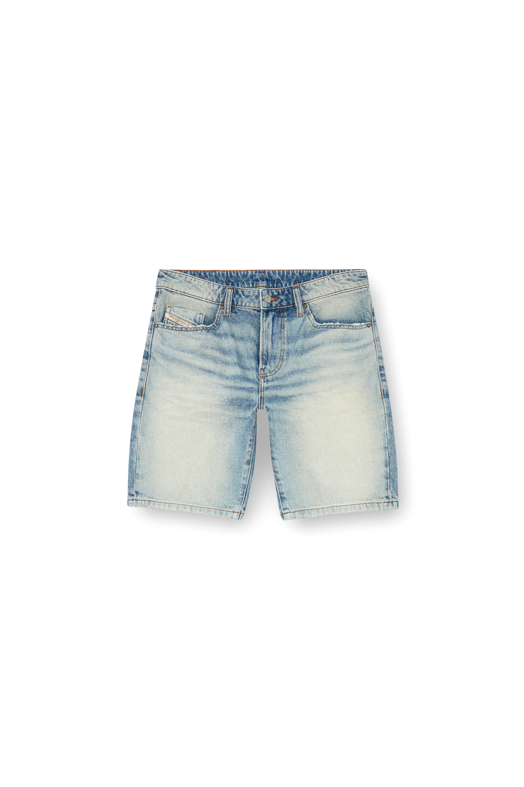 Diesel - D-FIN, Man Slim denim shorts in Blue - Image 3