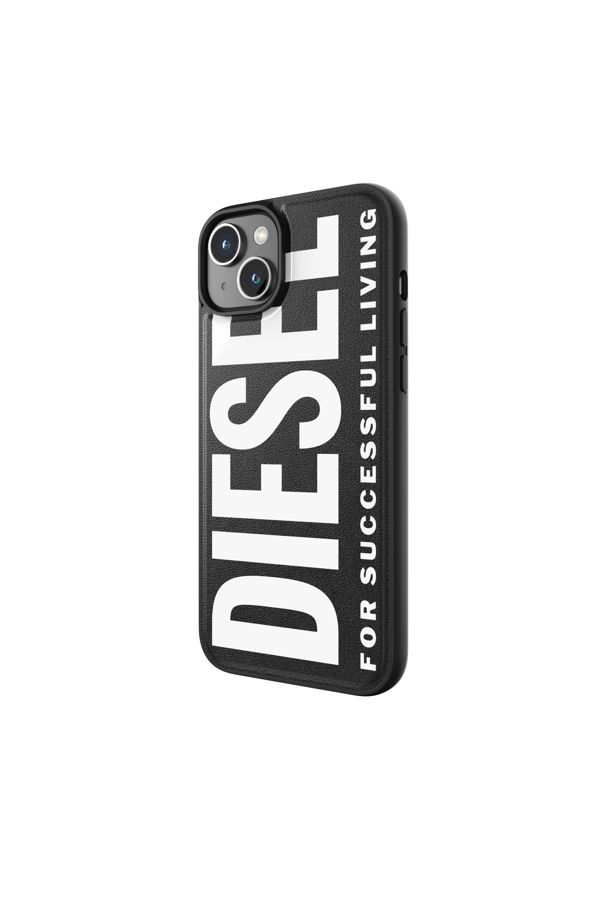 Diesel - 54167 MOULDED CASE, Unisex Moulded case cover iP15 Plus in Black - Image 4