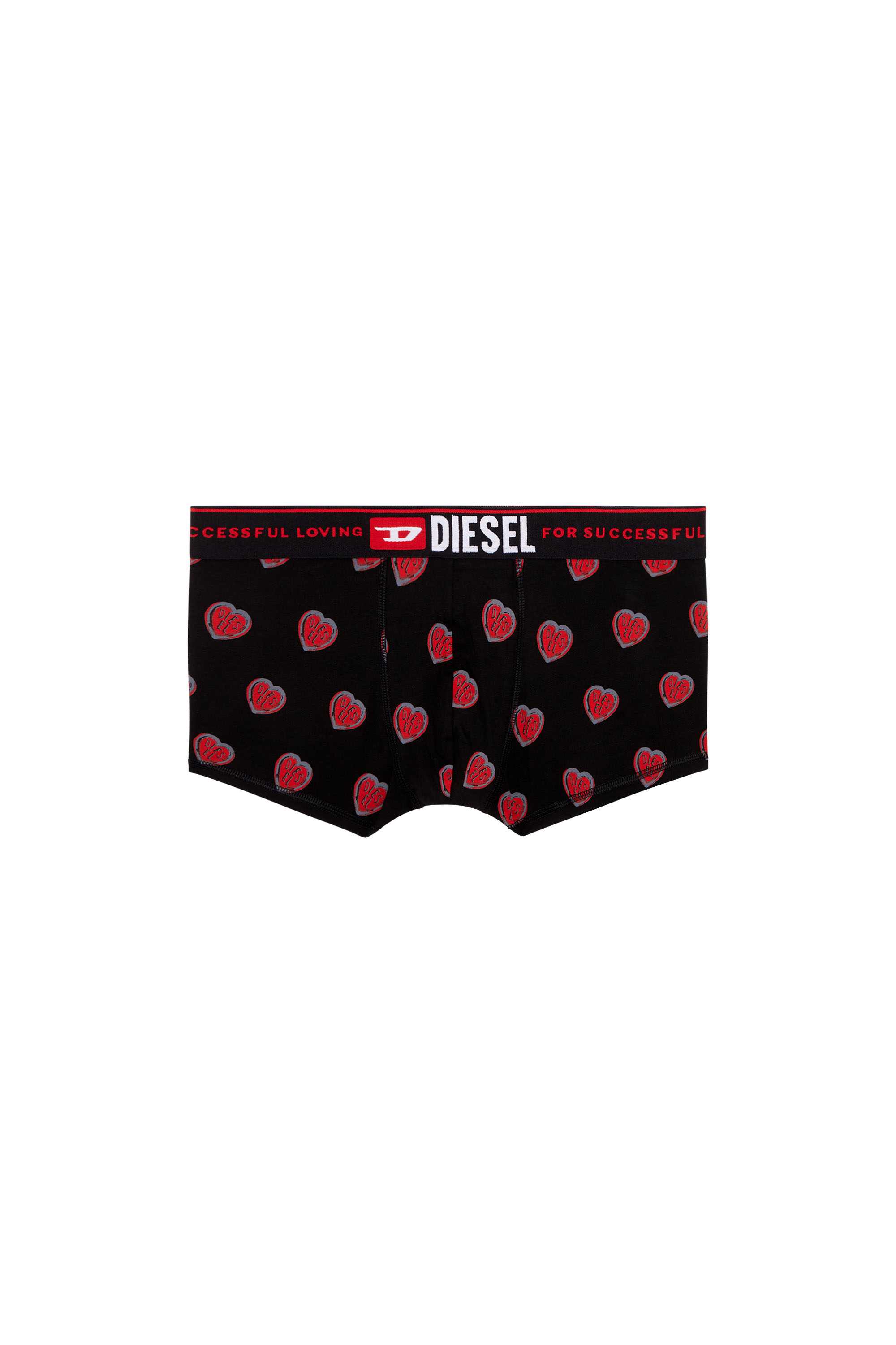 Diesel - UMBX-DAMIEN, Man Boxer briefs with heart print in Multicolor - Image 1