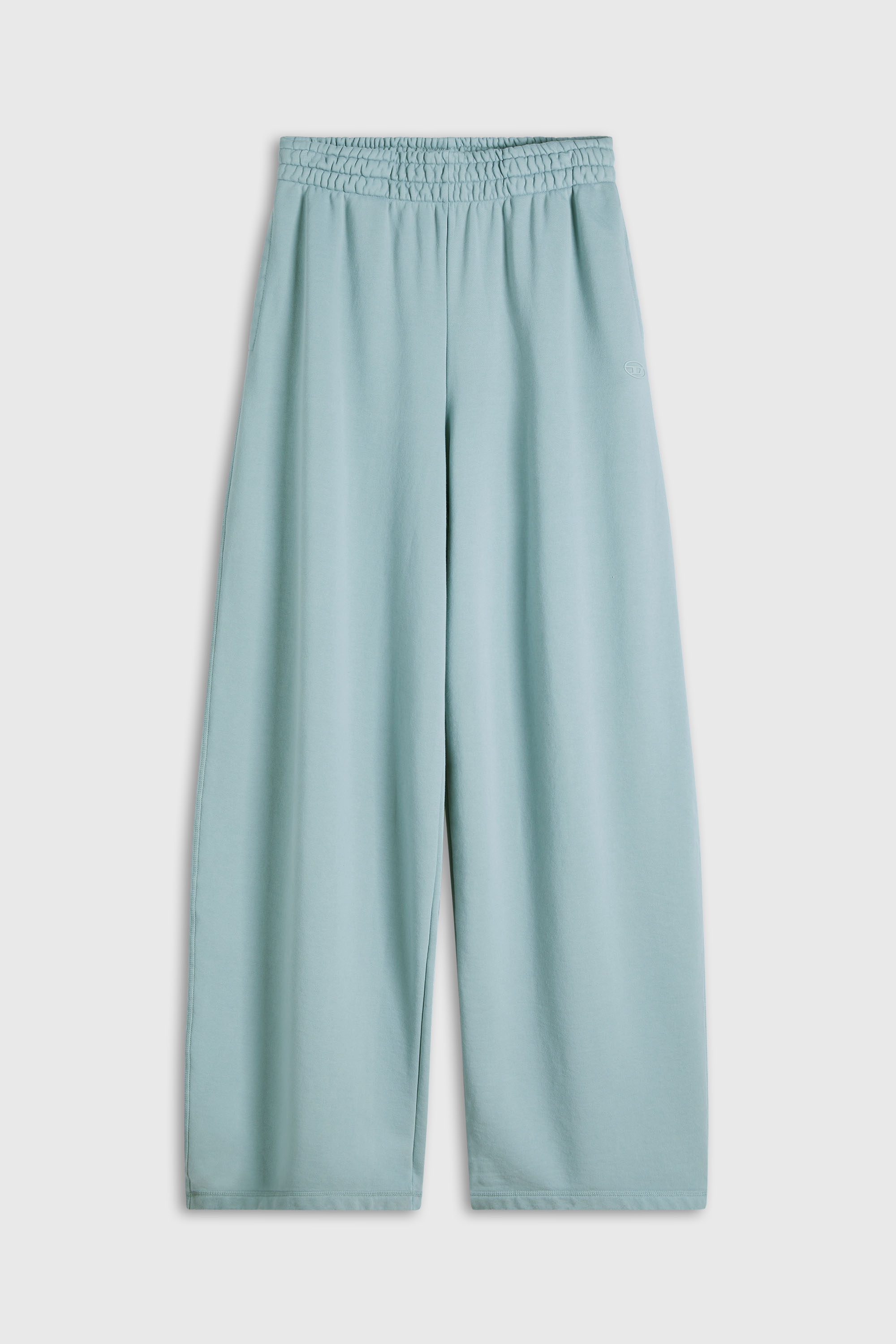 Diesel - P-ZENIA-OD, Woman's Loose track pants with elastic waistband in Light Blue - 2