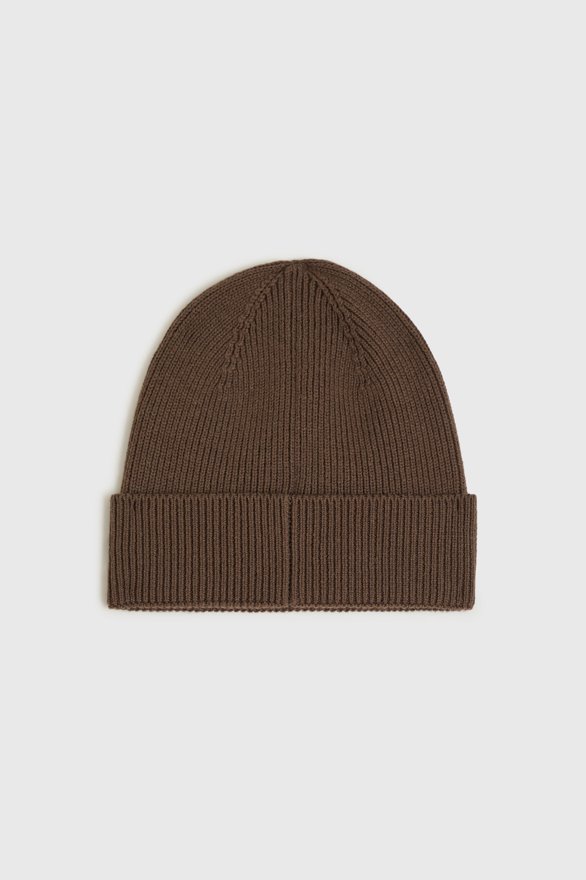 Diesel - K-CODER-FULLY B, Unisex's Ribbed beanie with D embroidery in Brown - 2