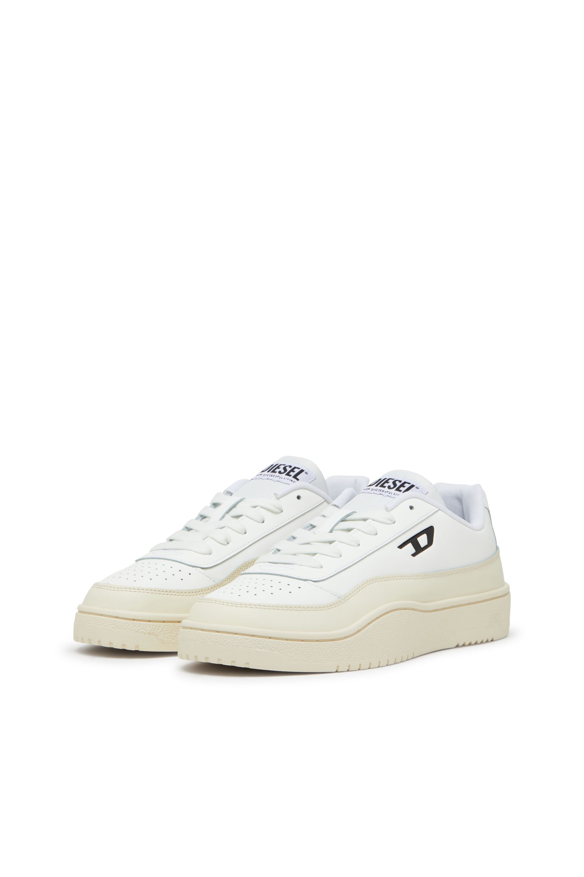 Diesel - S-TRACKER-D LOW, Man's Low top sneaker in White/Beige - 8