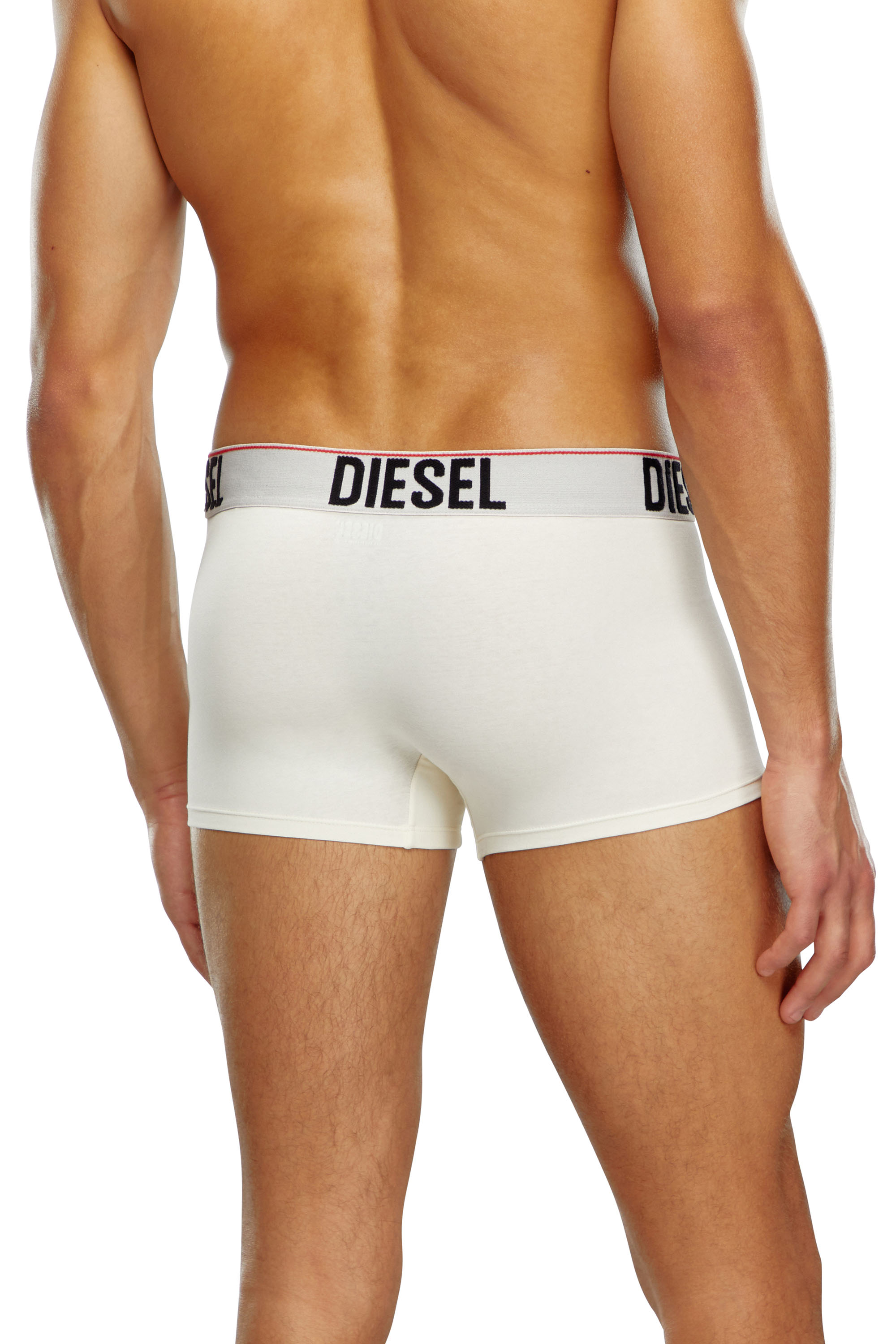 Diesel - UMBX-DAMIENTHREEPACK, Man Three-pack boxer briefs with tonal waist in White - Image 3