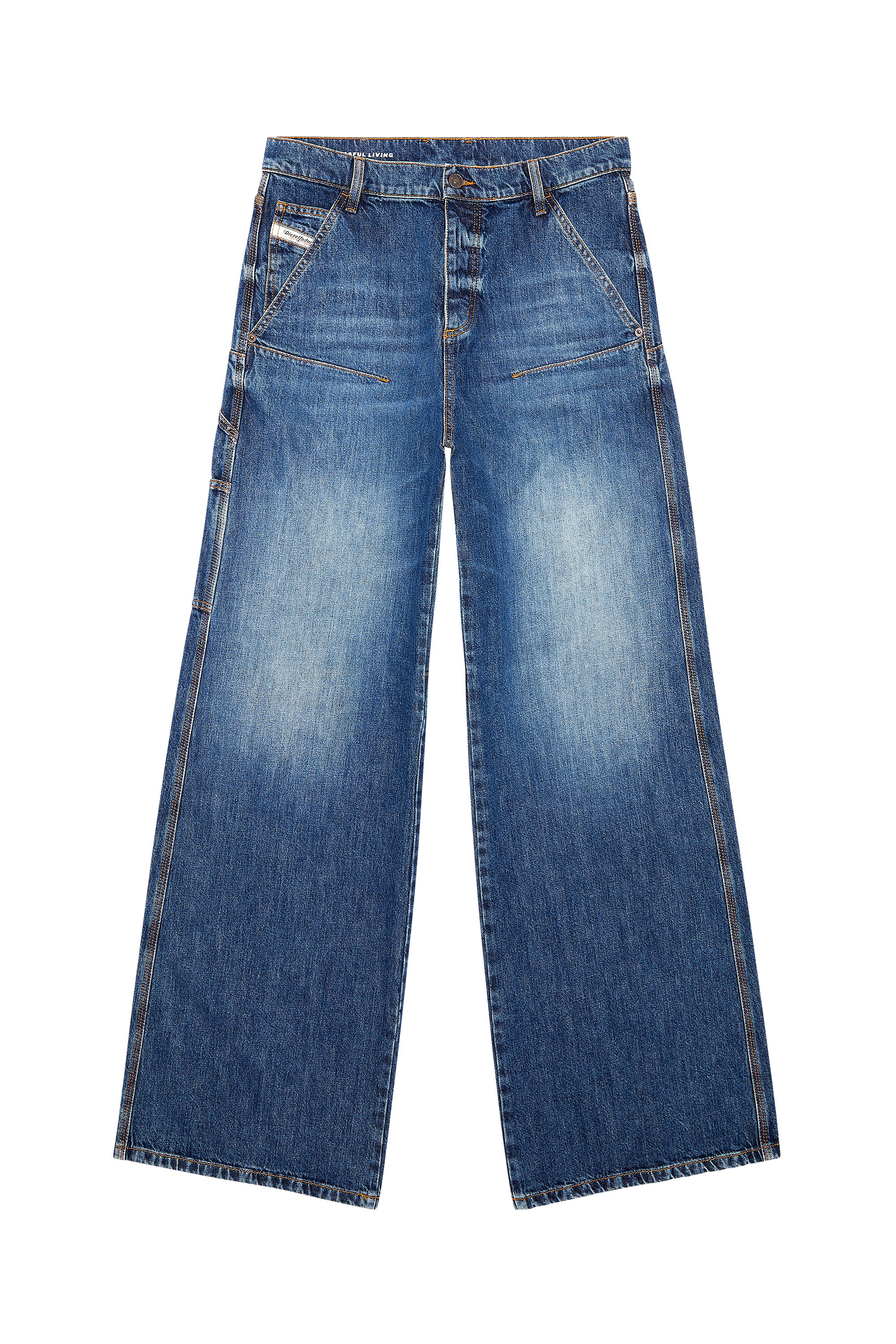 Diesel - Straight Jeans 1996 D-Sire 0HJAW, Dark Blue - Image 3