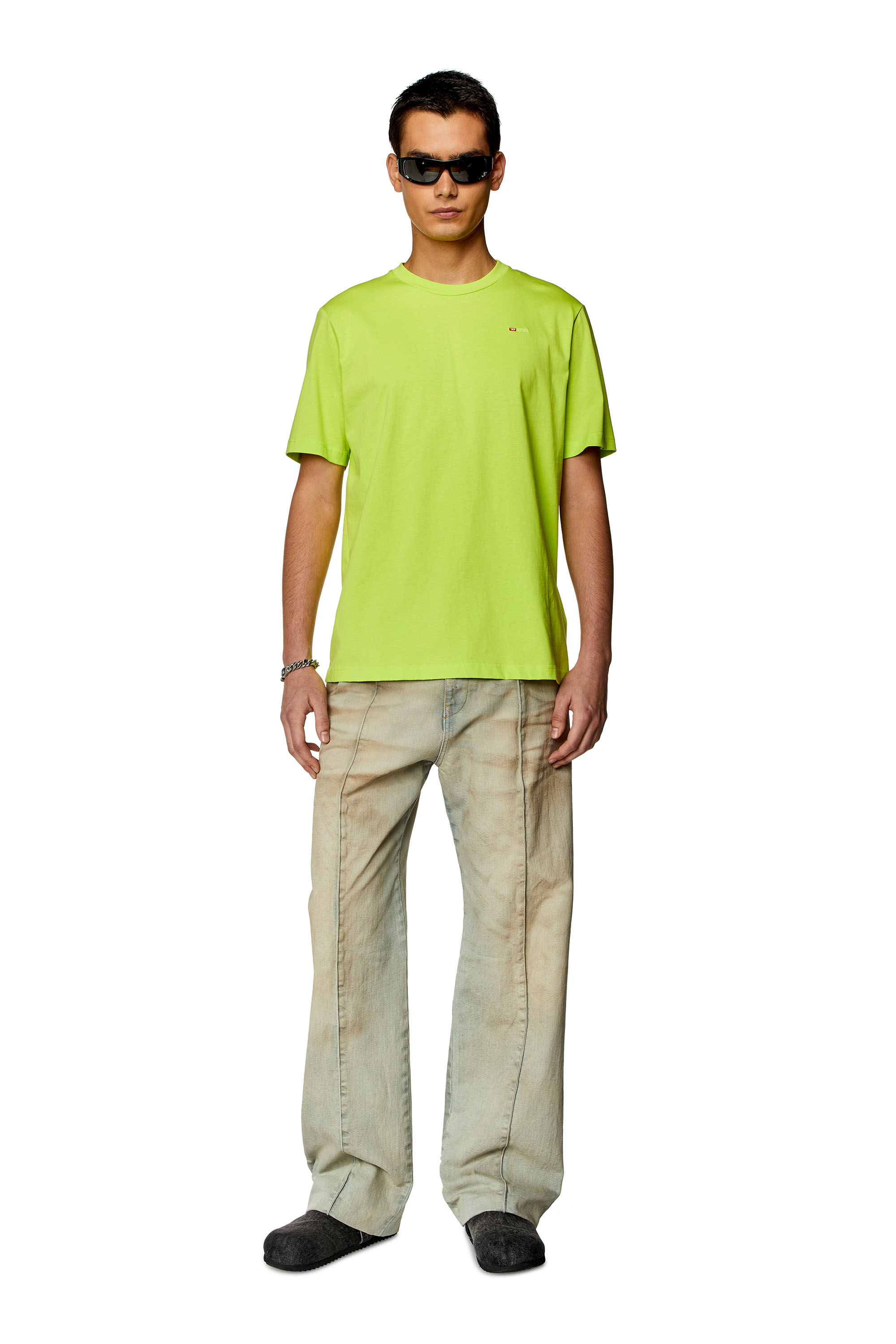 Diesel - T-JUST-MICRODIV, Green Fluo - Image 2