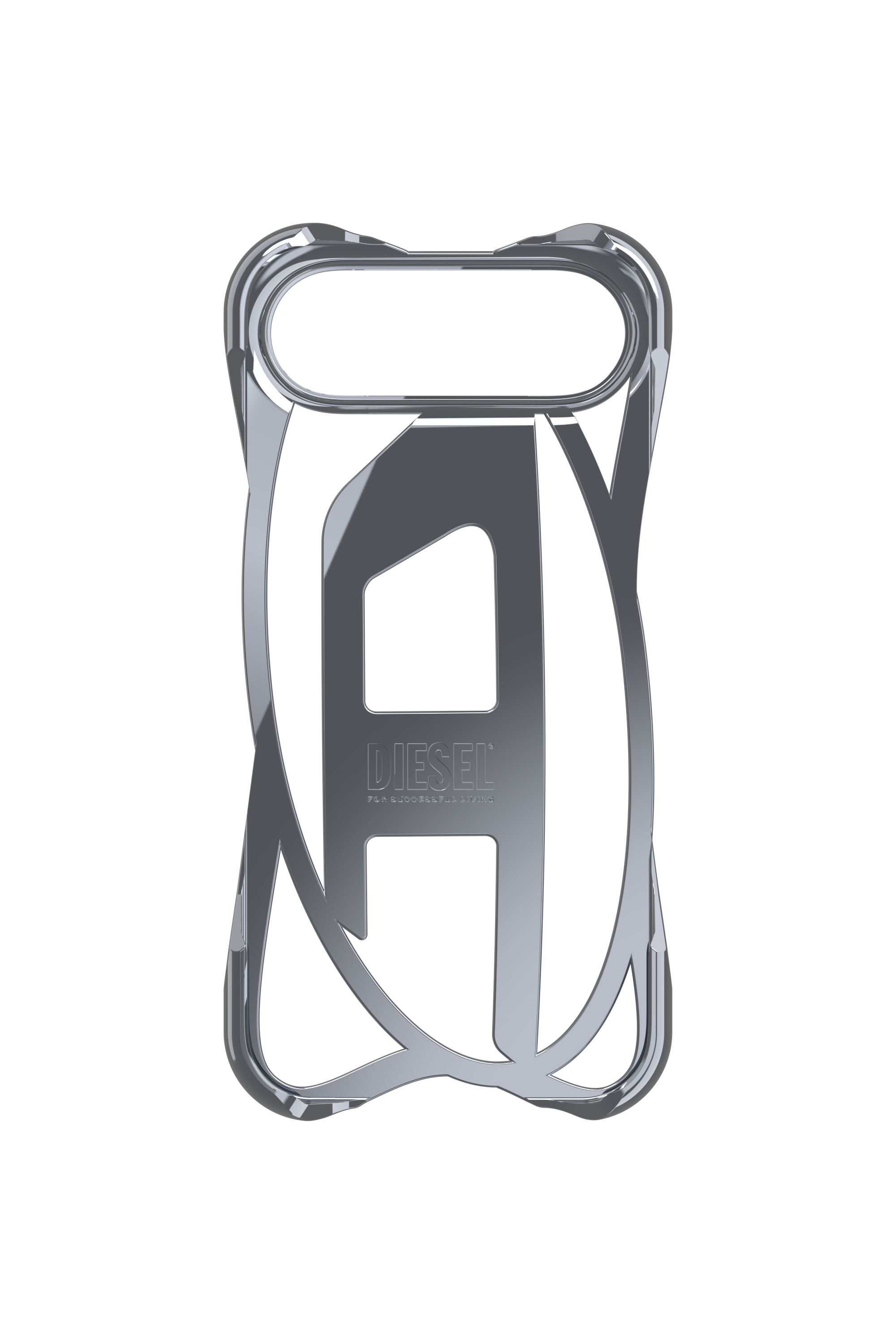 Diesel - 60444 D FRAME CASE, Unisex's Caged D glossy case for iPhone 17 Air in Dark grey - 4