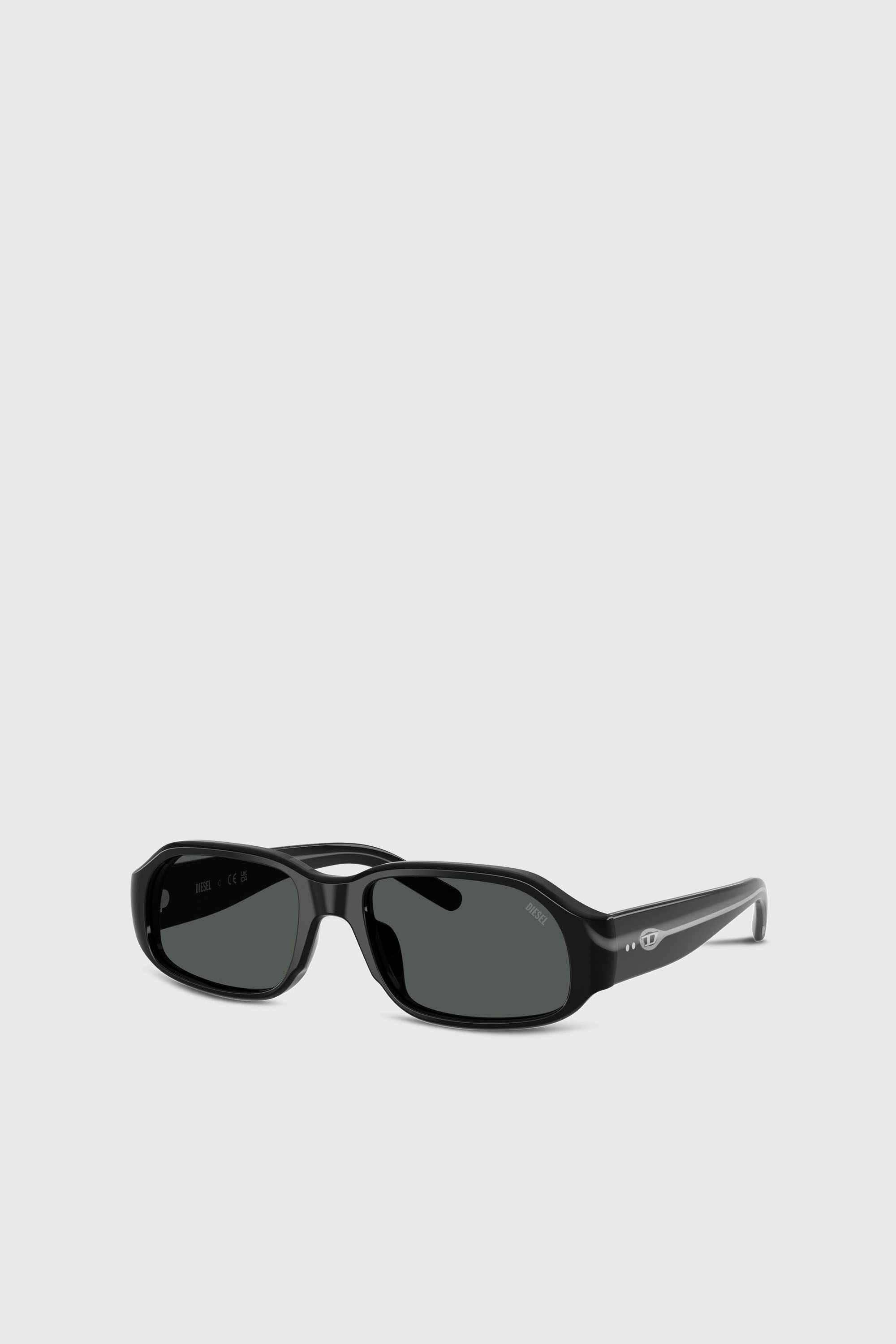 Diesel - 0DL2009U, Unisex's Rectangle sunglasses in Black - 2