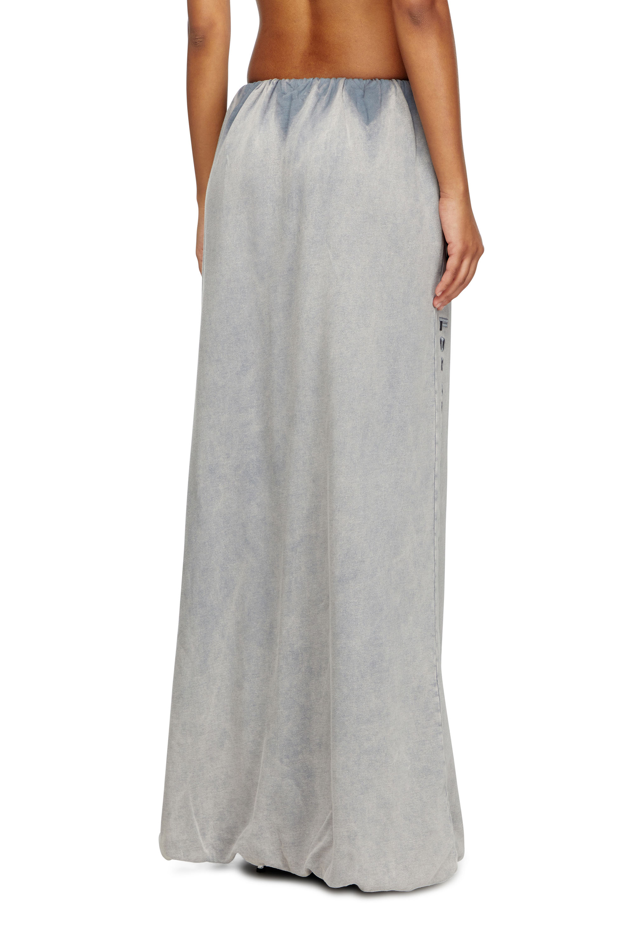 Diesel - O-REIRA, Woman's Balloon-shaped maxi skirt in Light Grey - 3