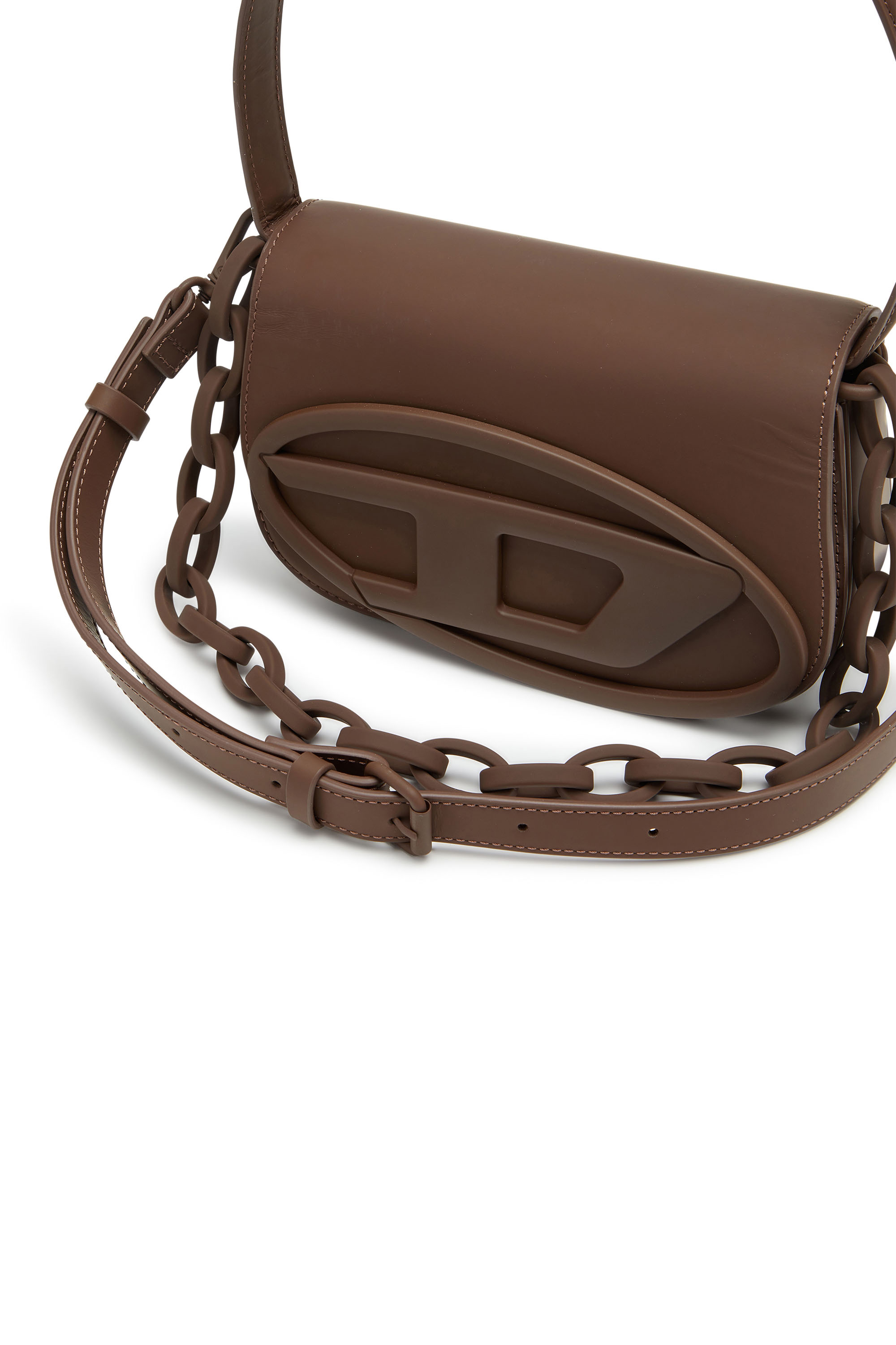 Diesel - 1DR, Woman's 1DR-Iconic shoulder bag in matte leather in Brown - 5