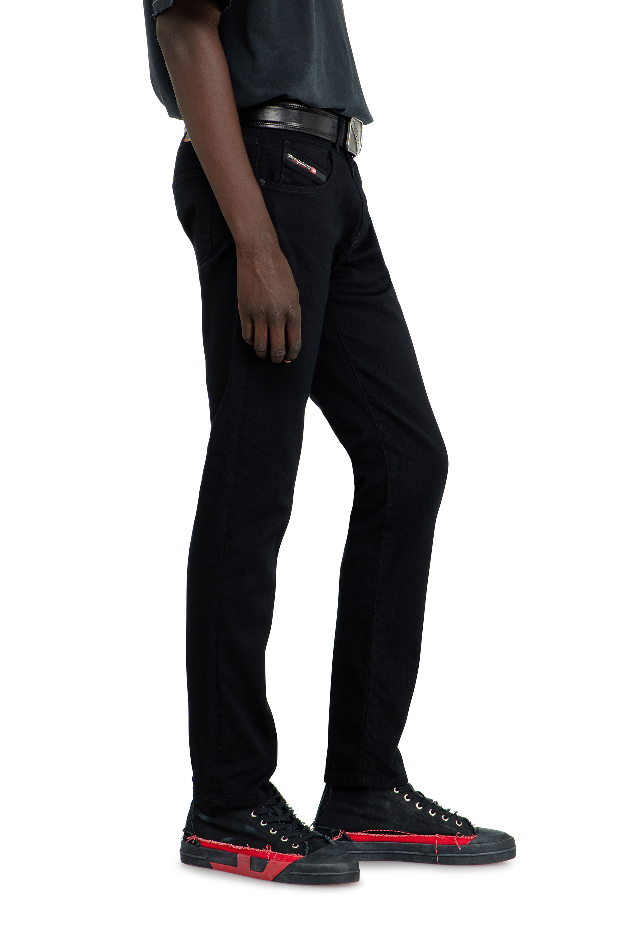 Diesel - Man's Slim Jeans 2019 D-Strukt 069YP, Black/Dark grey - 7