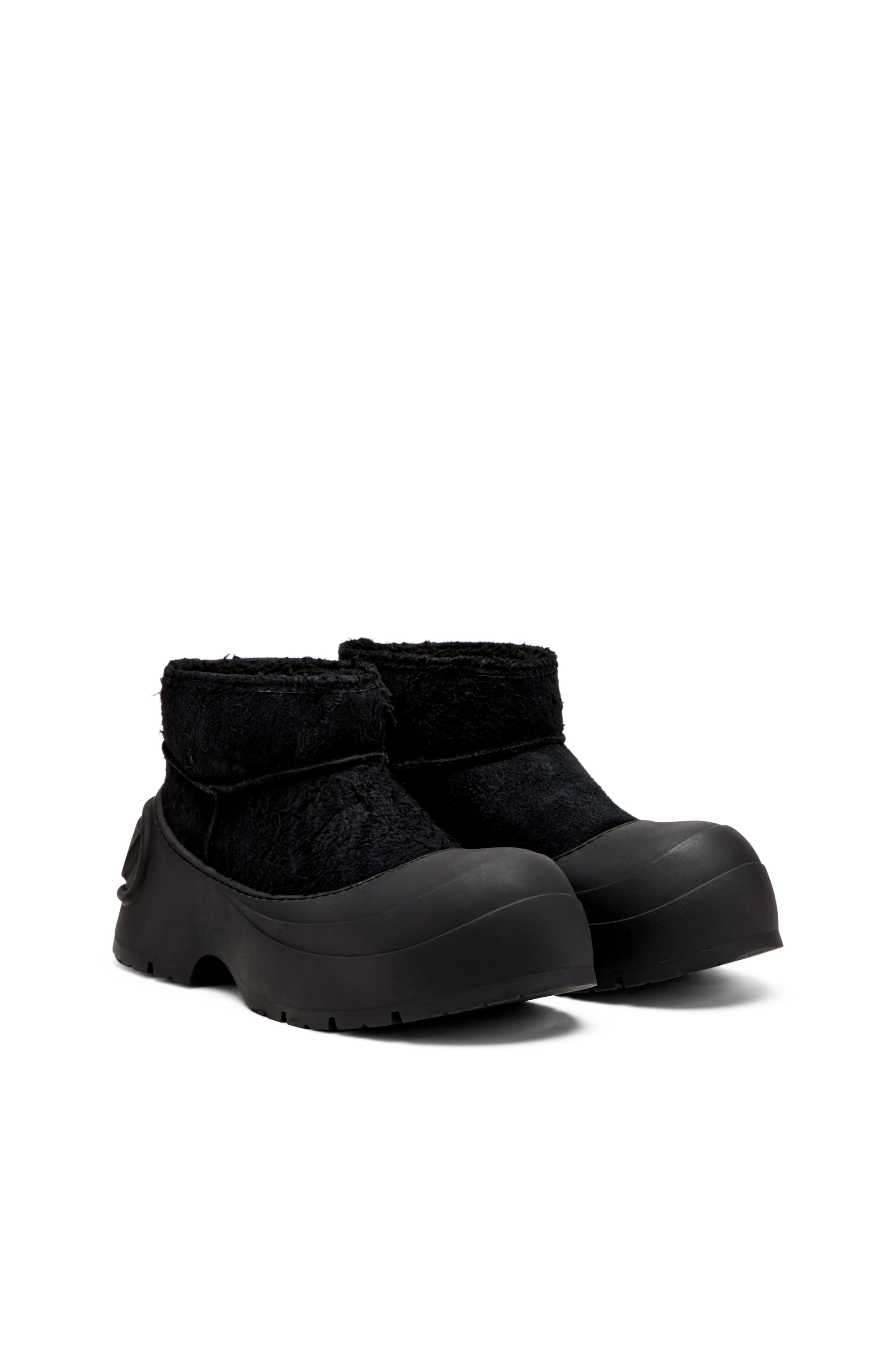 Diesel - D-DONALD MONTONE, Man's Chunky ankle boot with lug sole in Black - 3