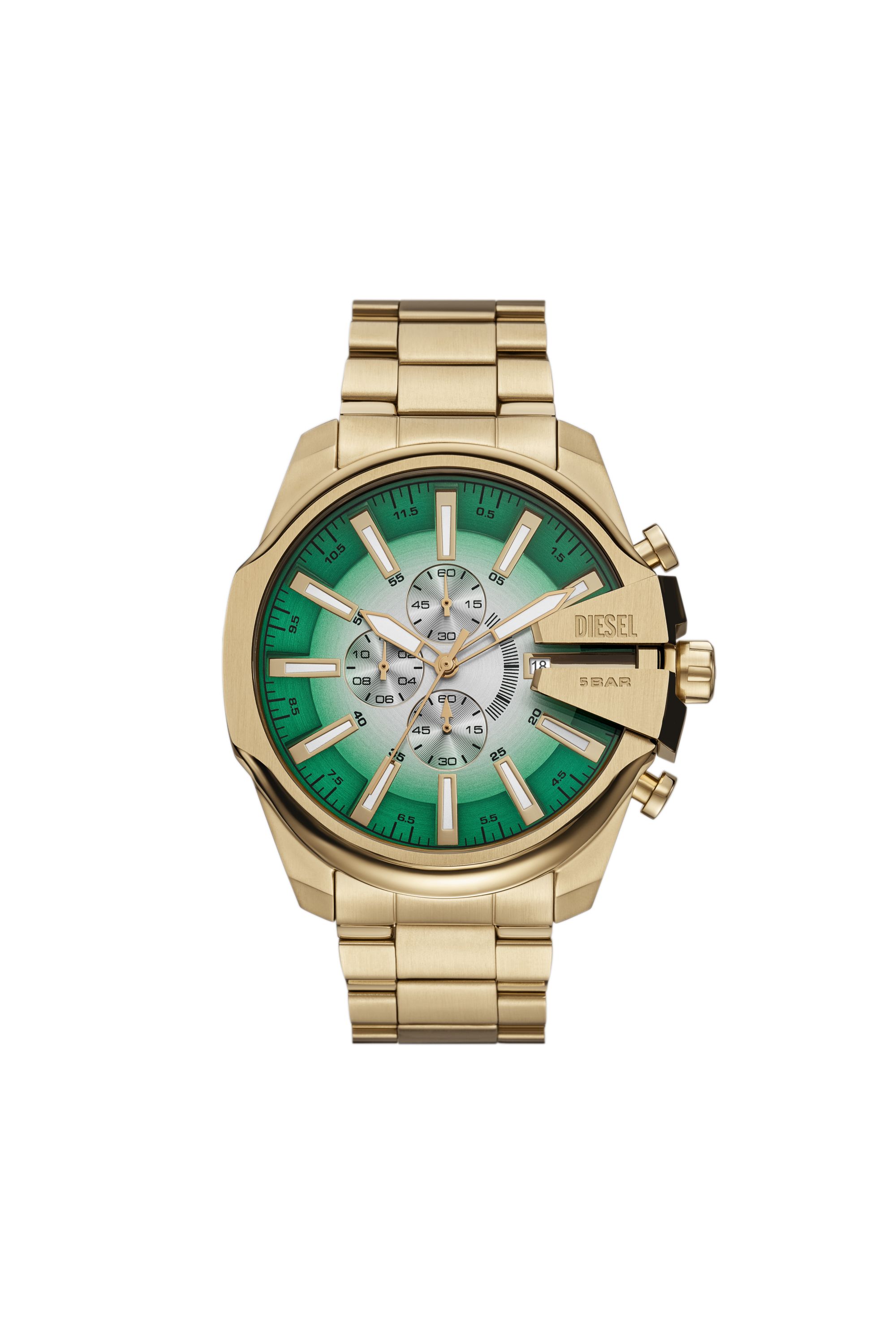 Diesel - DZ4684 WATCH, Man's Mega Chief Slim Stainless Steel Watch in Gold - 1