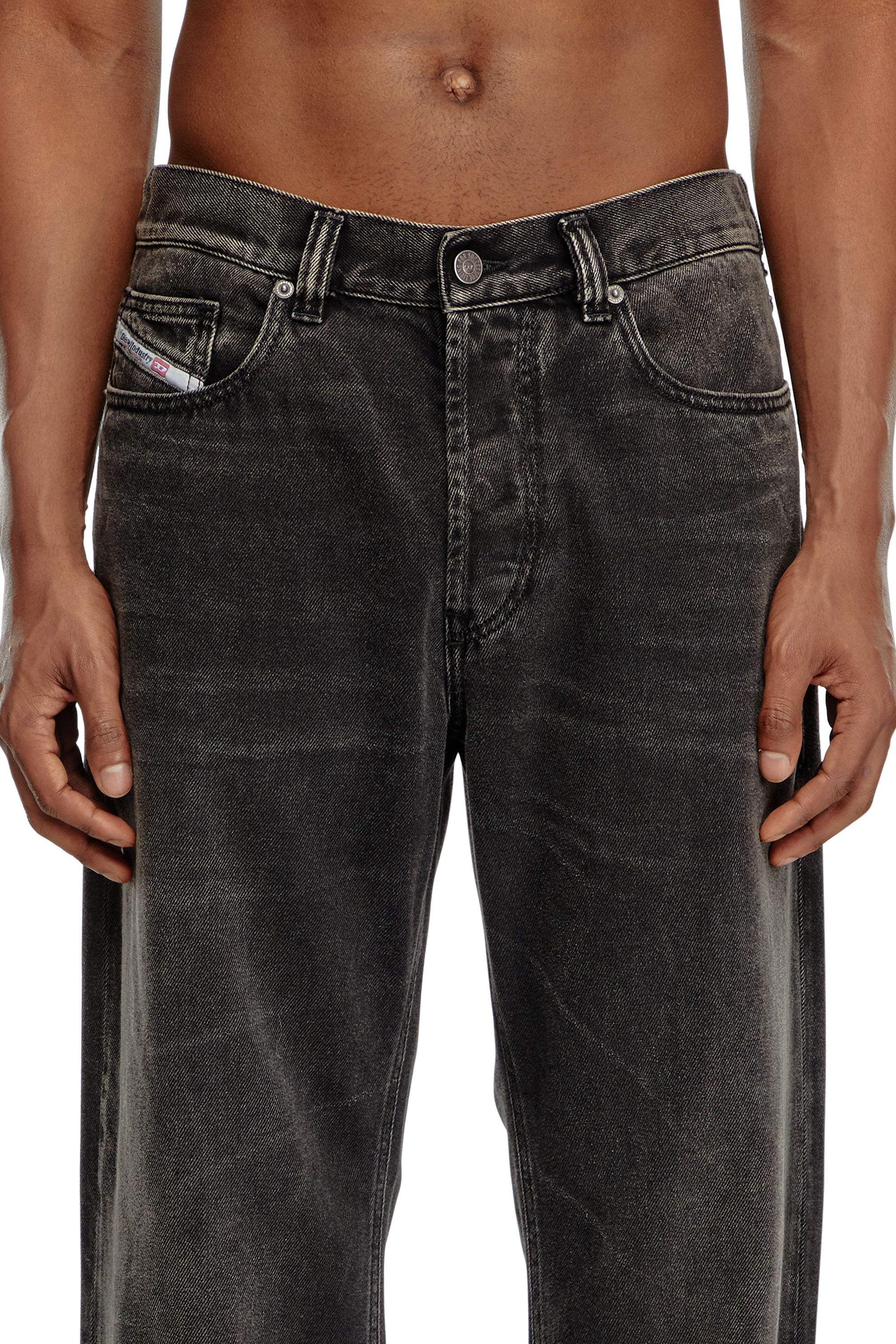 Diesel - Man Straight Jeans 2010 D-Macs 09J96, Black/Dark grey - Image 4