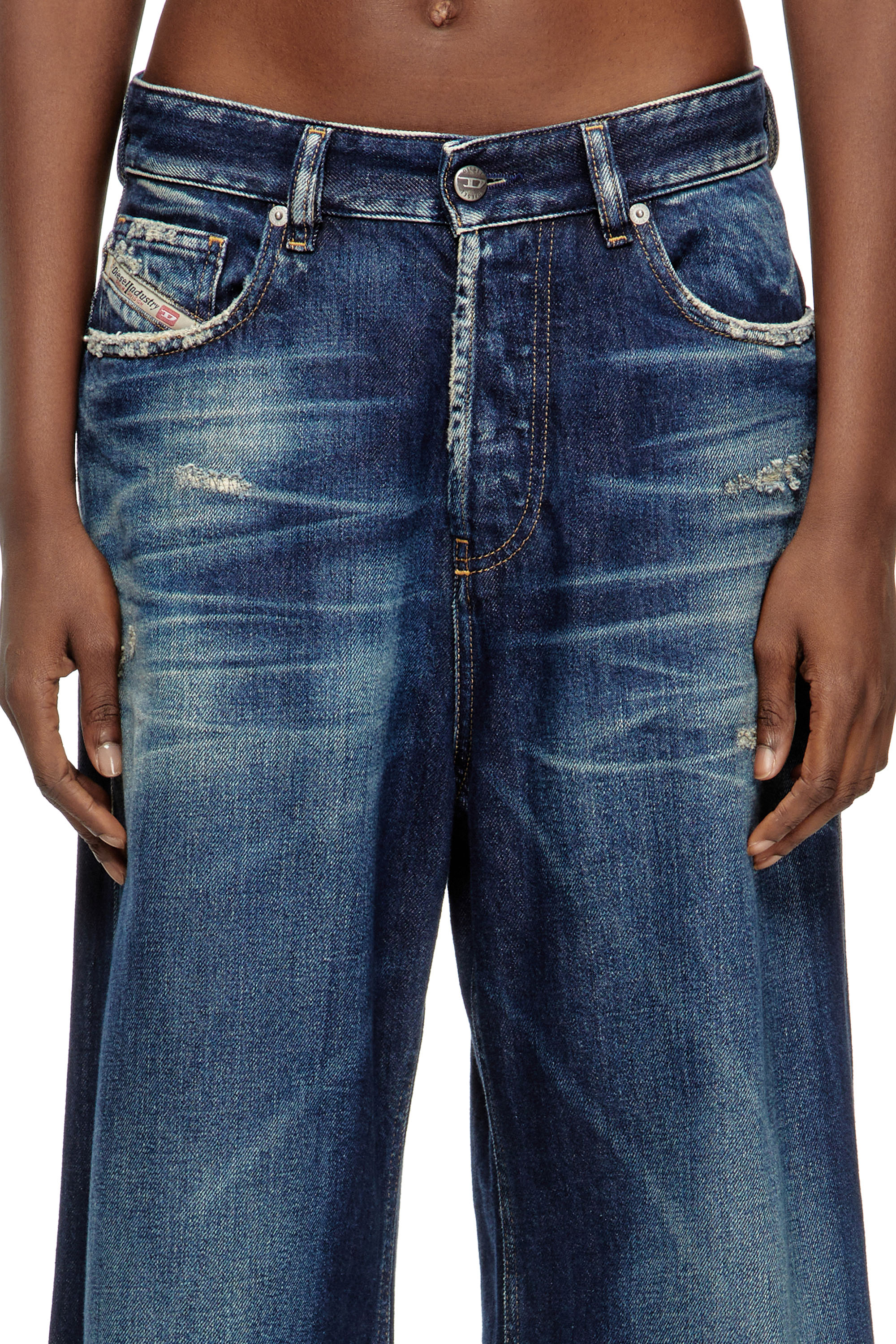 Relaxed Jeans 1996 D-Sire 09M06, Dark Blue Diesel - Woman's Relaxed Jeans 1996 D-Sire 09M06, Dark Blue - 5