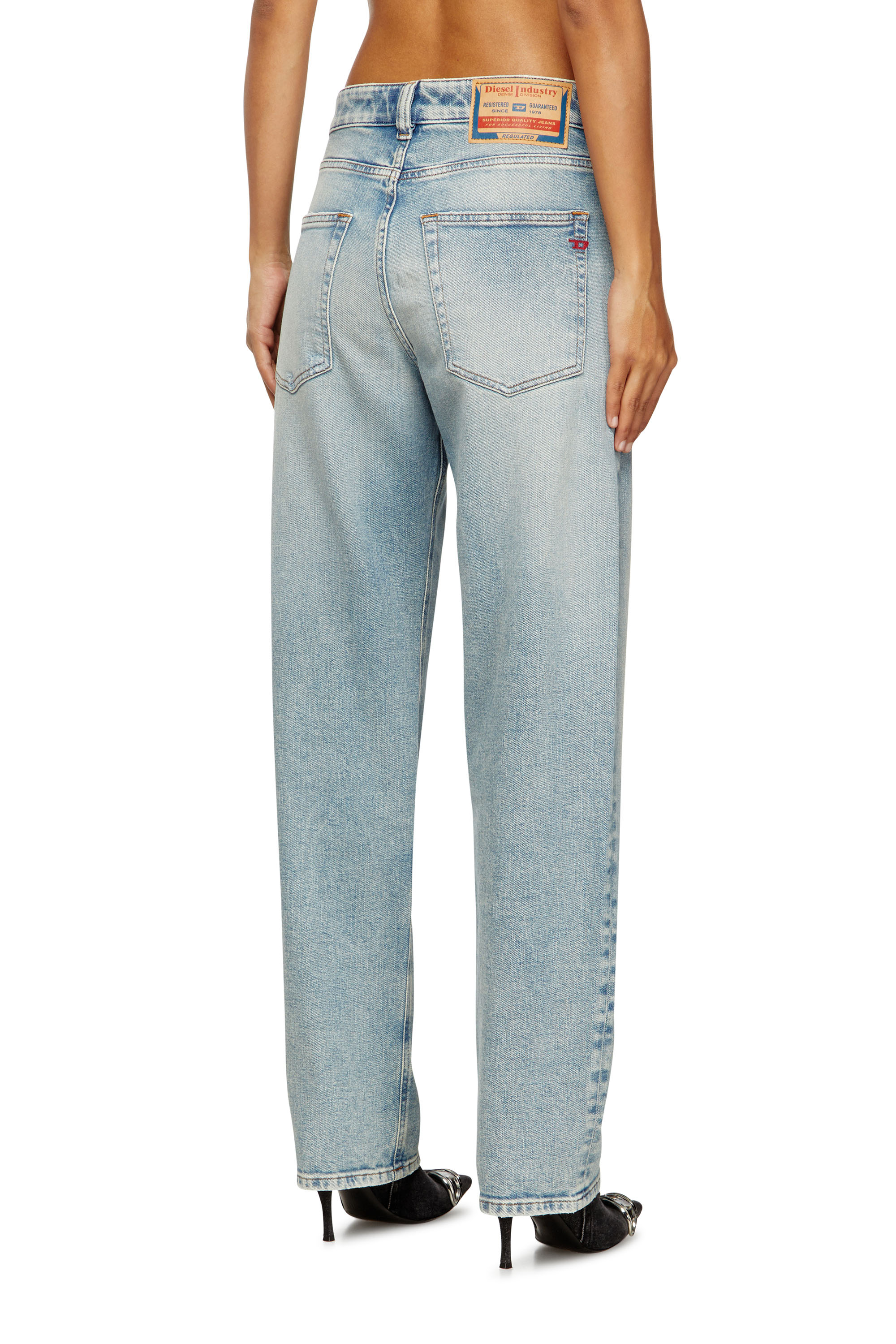 Regular Jeans 1988 D-Ark 09M21, Light Blue Diesel - Woman's Regular Jeans 1988 D-Ark 09M21, Light Blue - 4