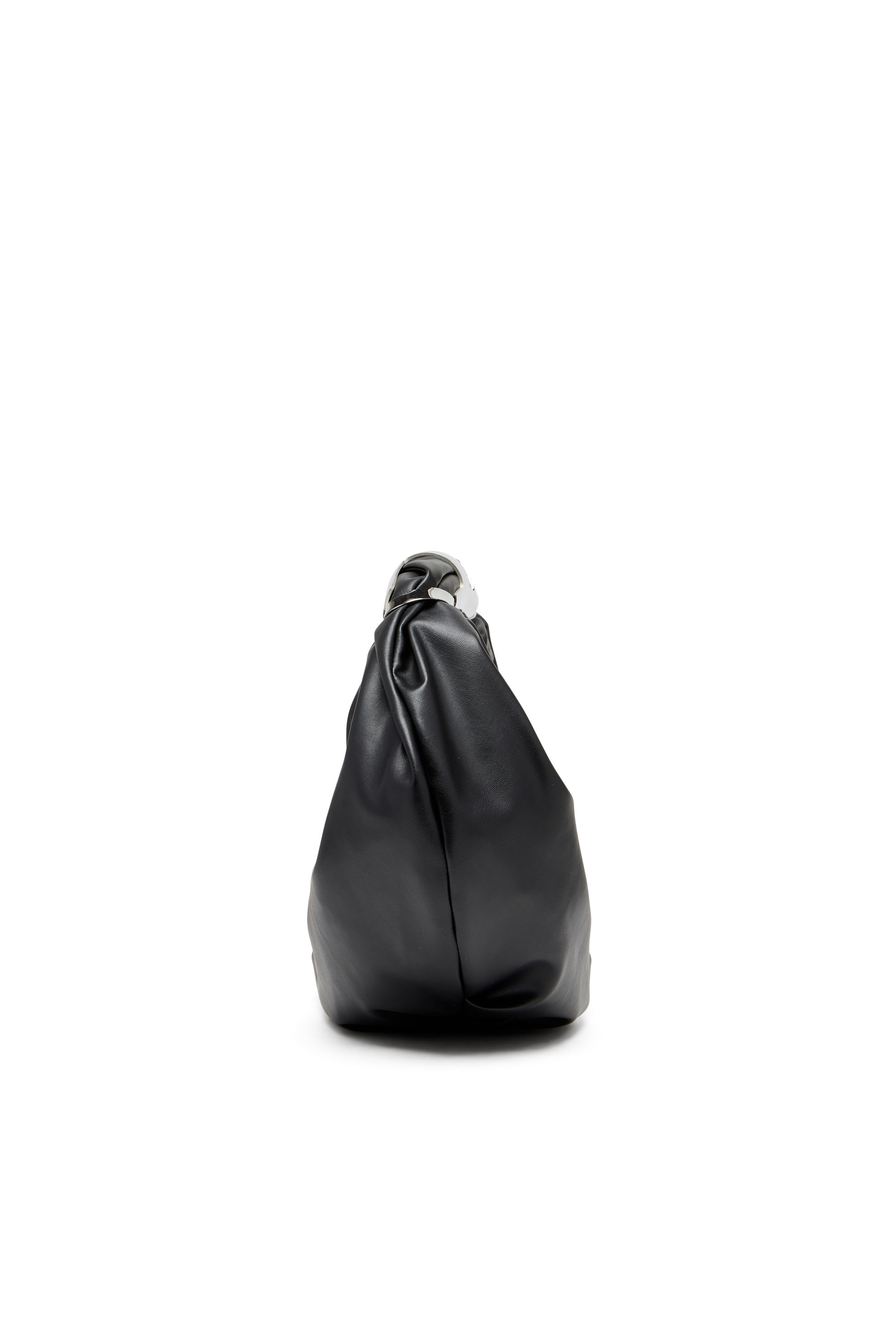 Diesel - GRAB-D HOBO S, Woman's Grab-D S-Hobo bag with Oval D handle in Black - 3