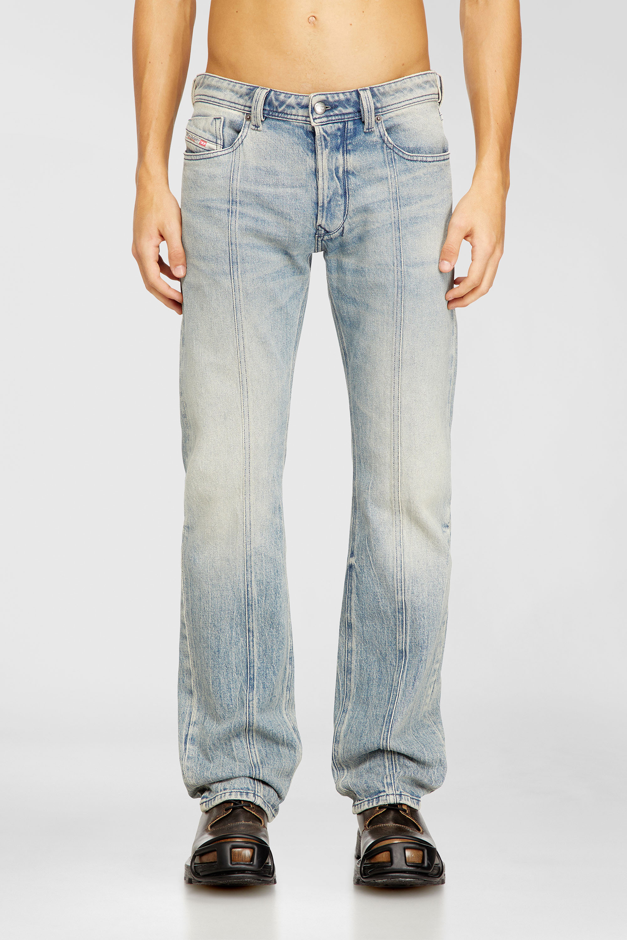 Diesel - Man's Regular Jeans 1985 Larkee 09N55, Light Blue - 1