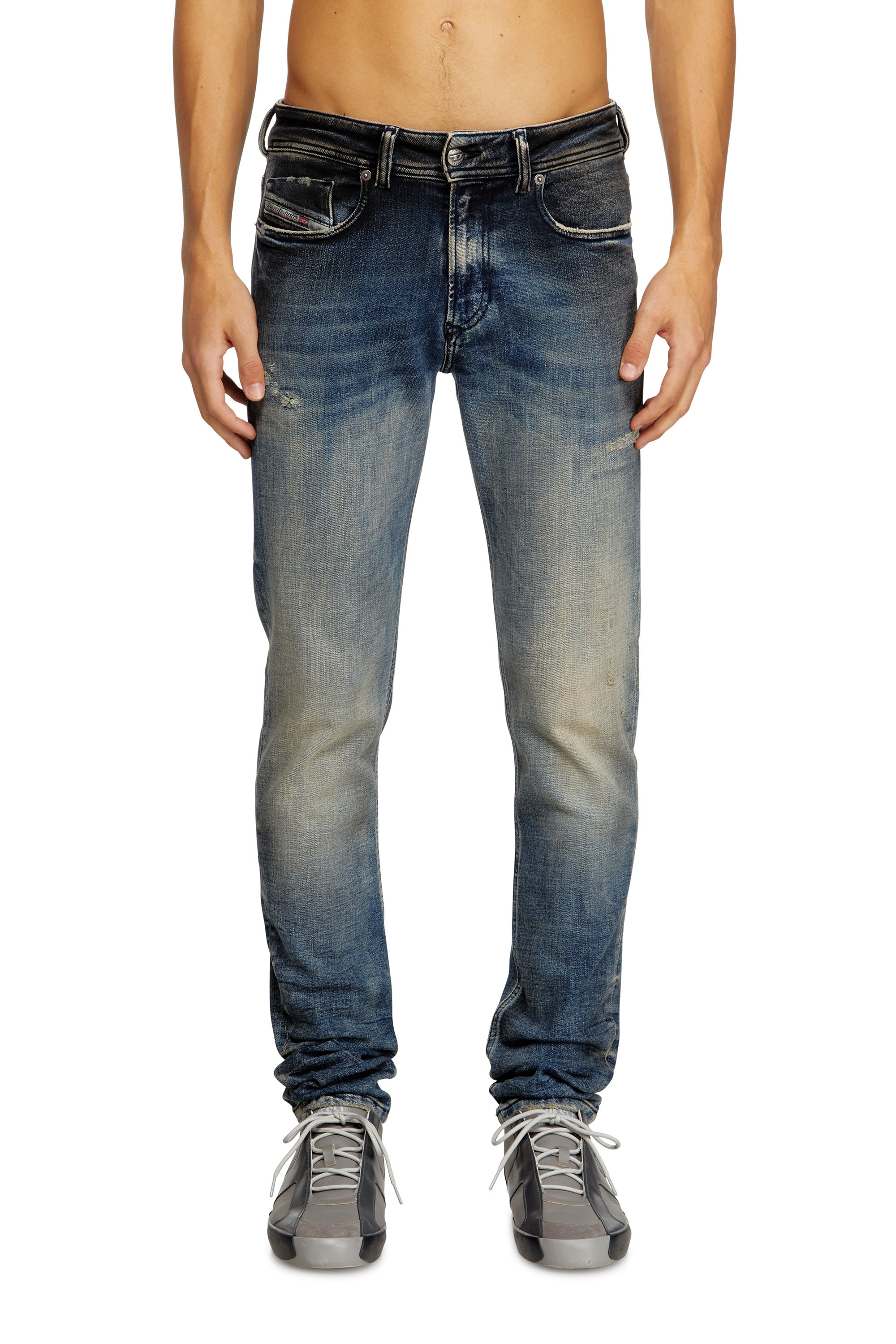 Diesel - Man's Skinny Jeans 1979 Sleenker 09N15, Medium blue - 1