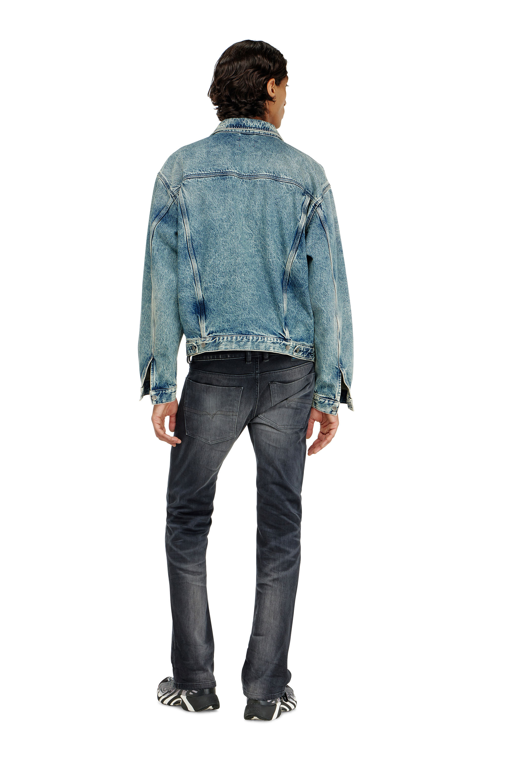 Diesel - Man's Bootcut Jeans 2007 Zatiny 09P38, Black/Dark grey - 4
