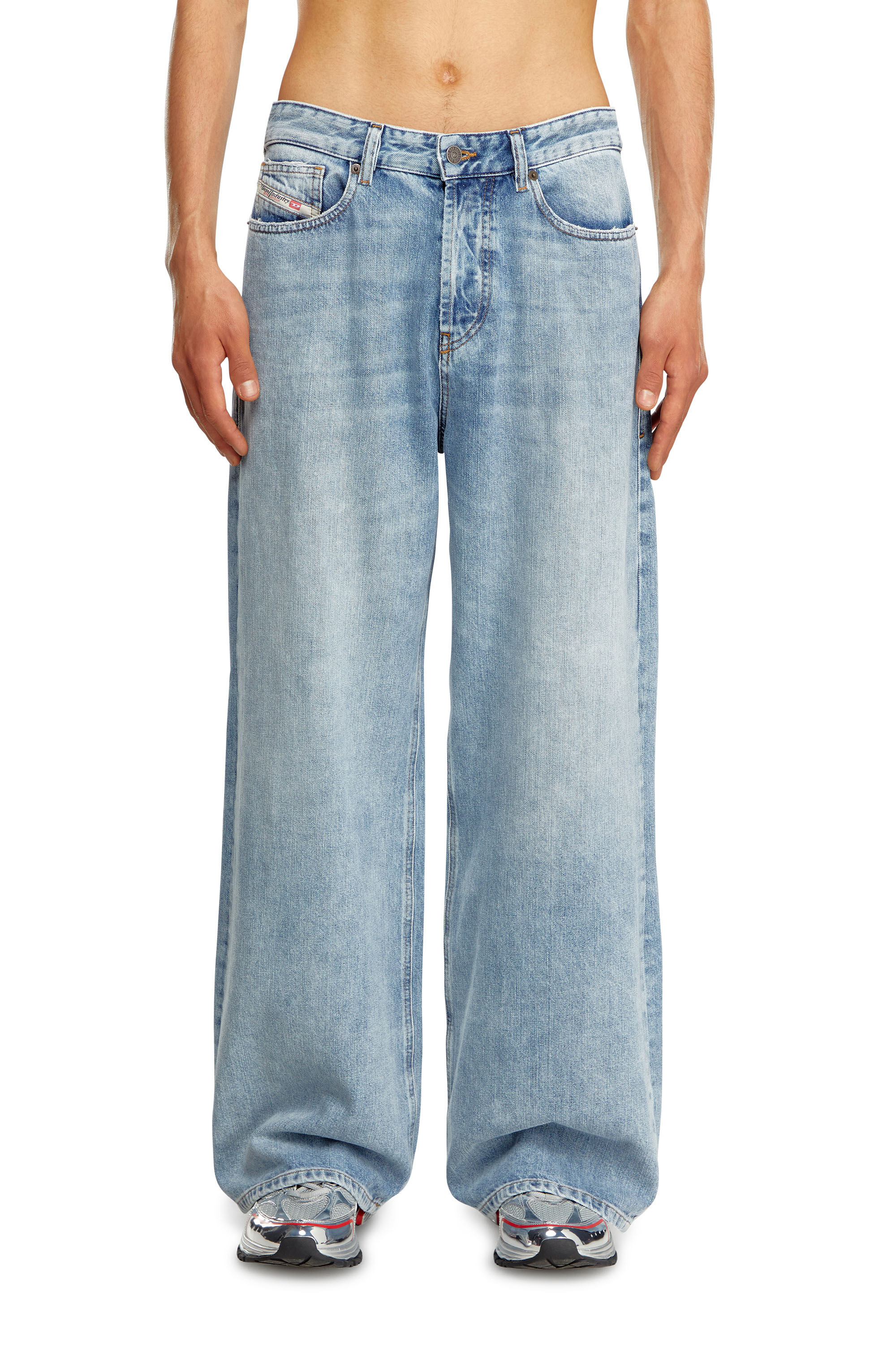 Diesel - Woman Straight Jeans 1996 D-Sire 09H57, Light Blue - Image 2