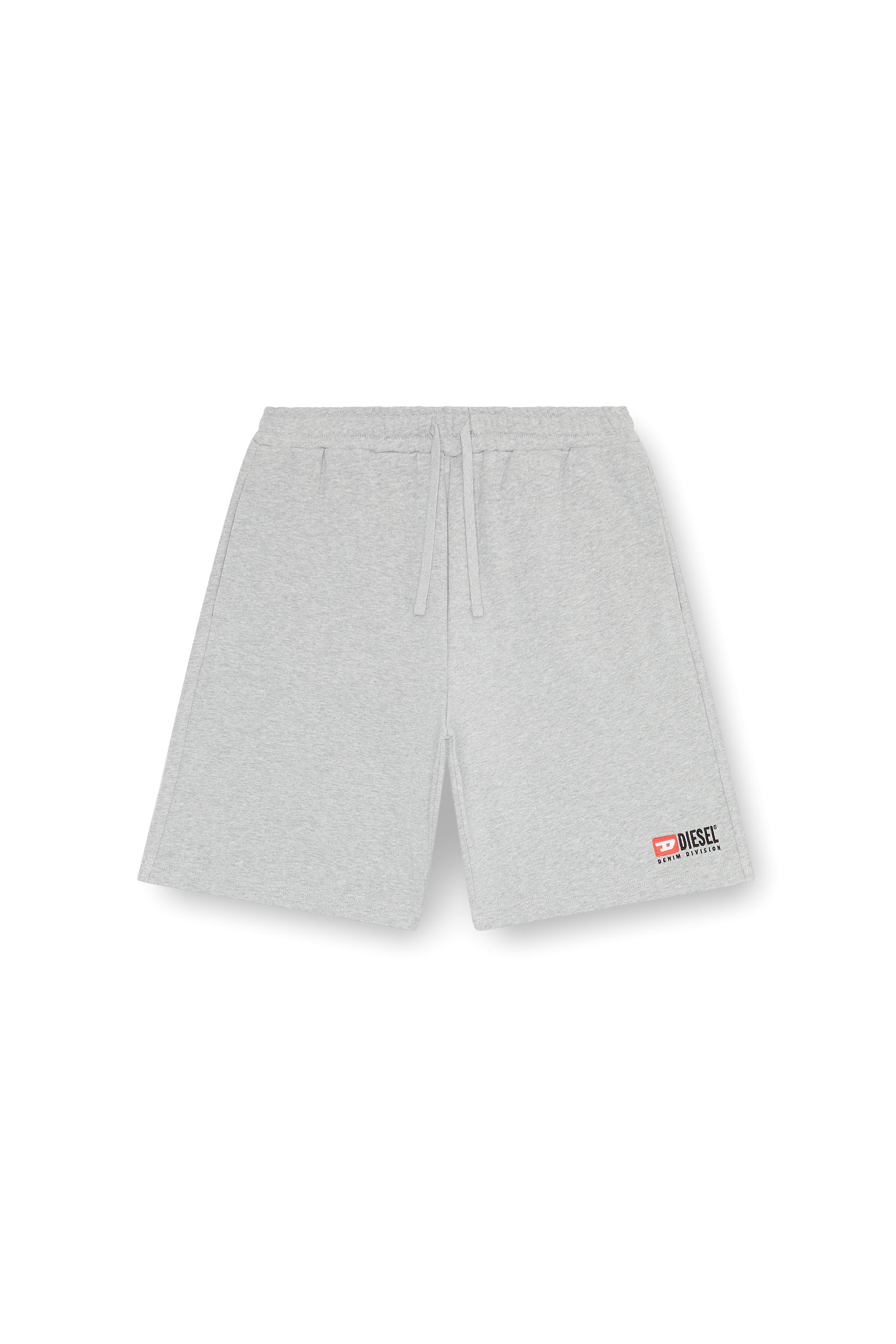 Diesel - P-CROWN-DIV, Man Sweat shorts with embroidered logo in Grey - Image 3