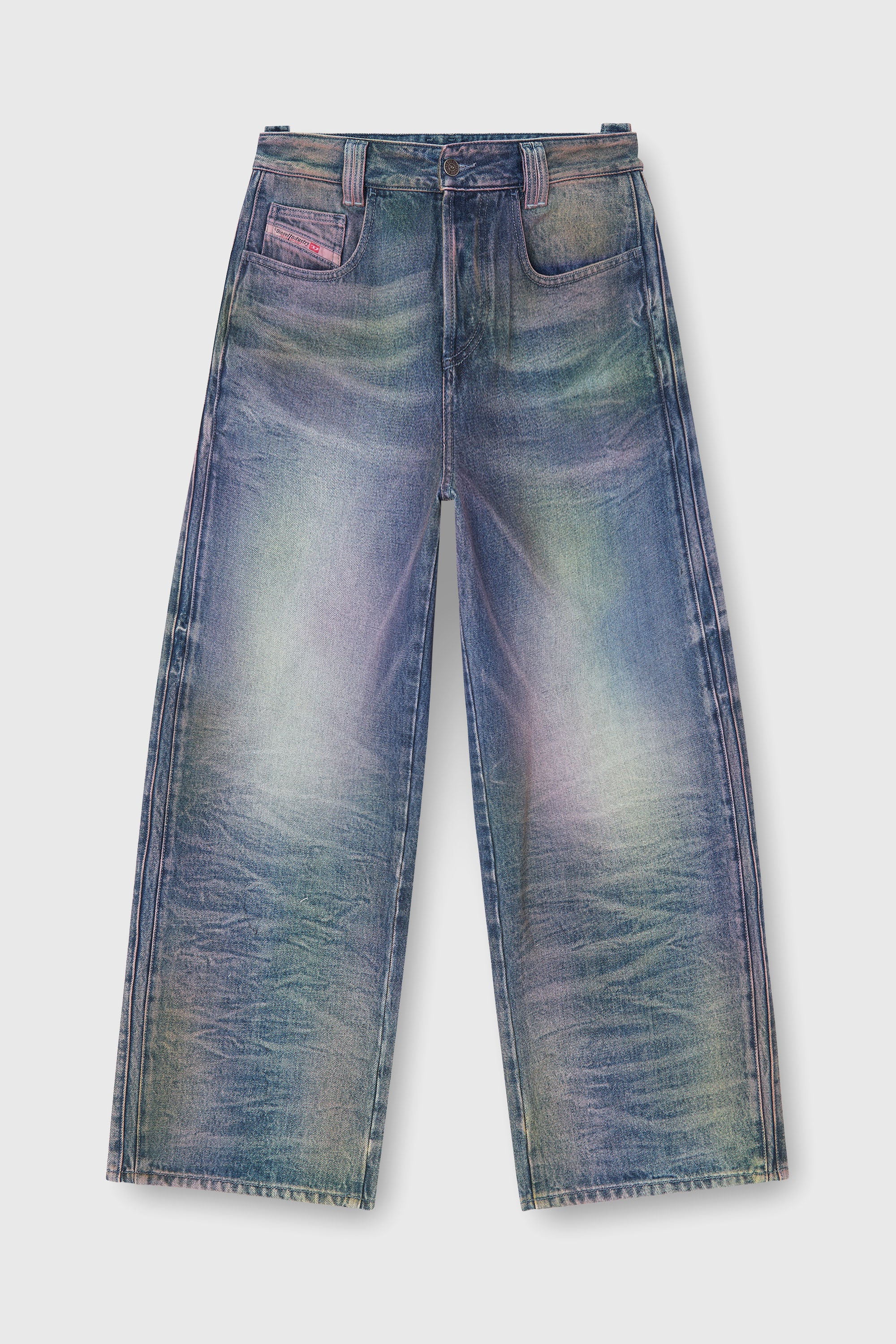Diesel - Unisex's Relaxed Jeans 1982 D-Hakou 007FW, Medium blue - 2