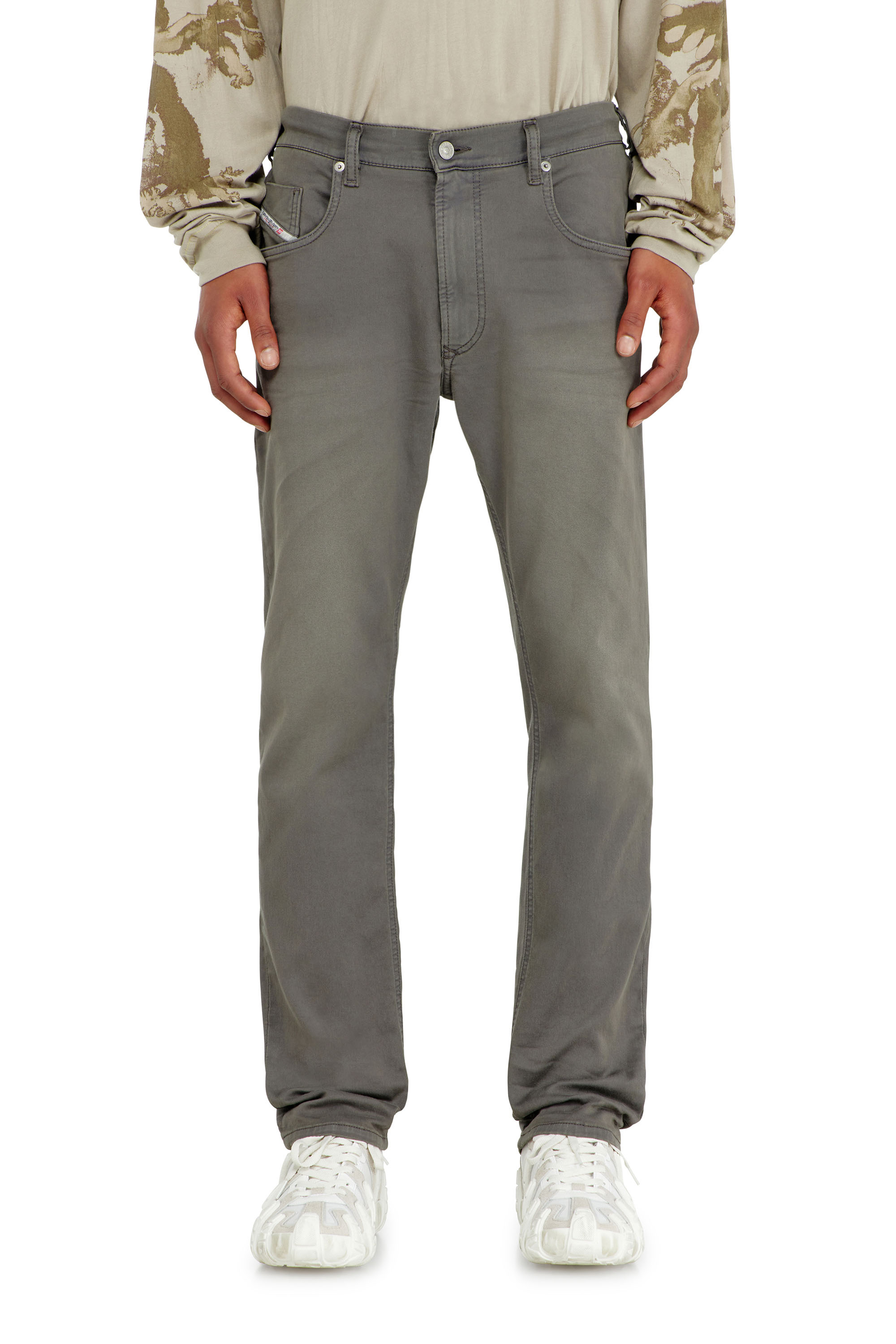 Diesel - Man's Regular 2032 D-Krooley-BW Joggjeans&reg; 0670M, Grey - 3
