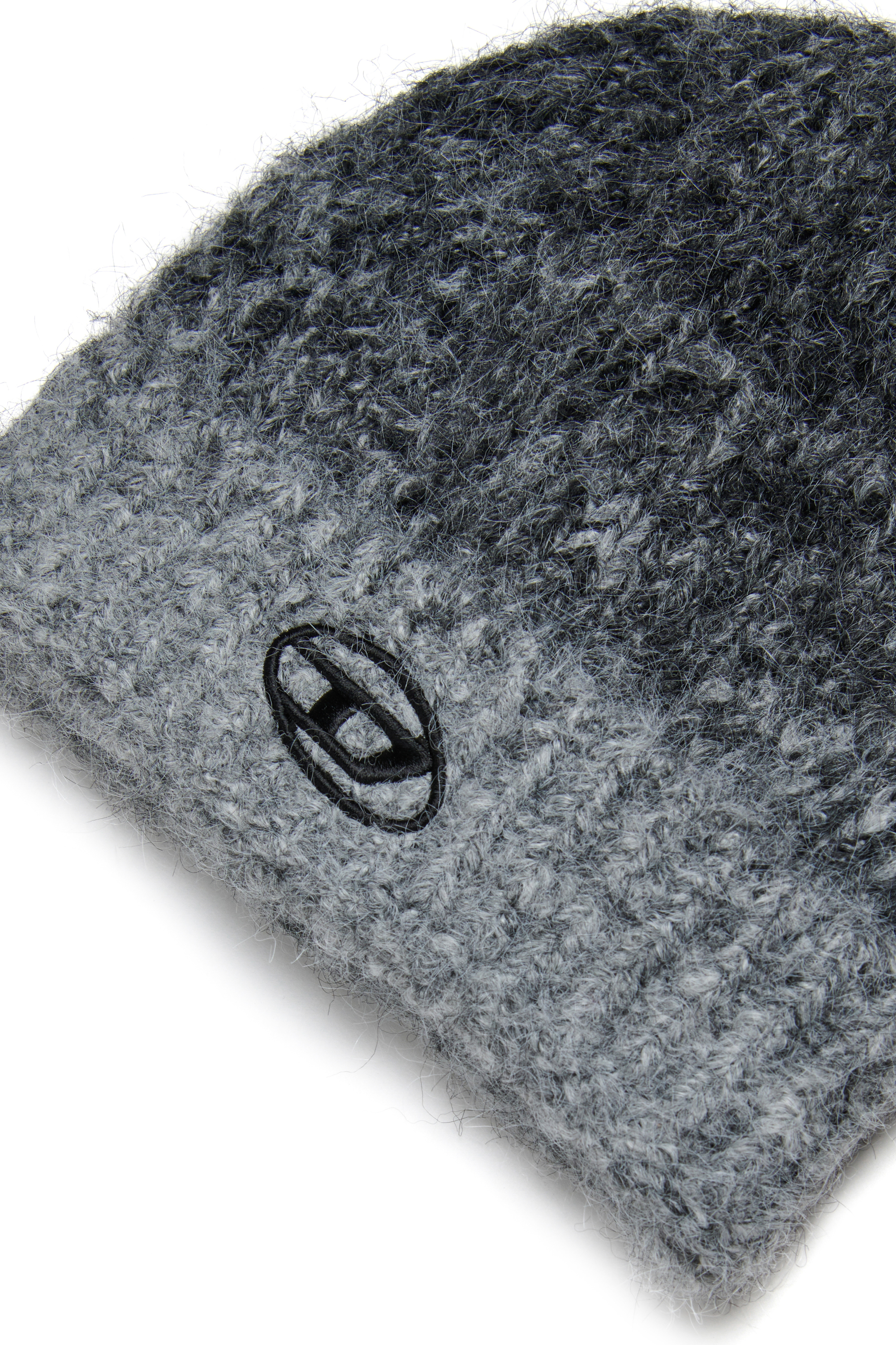 Diesel - FKPELO, Unisex's Wool-blend cap with embossed logo in Black - 3