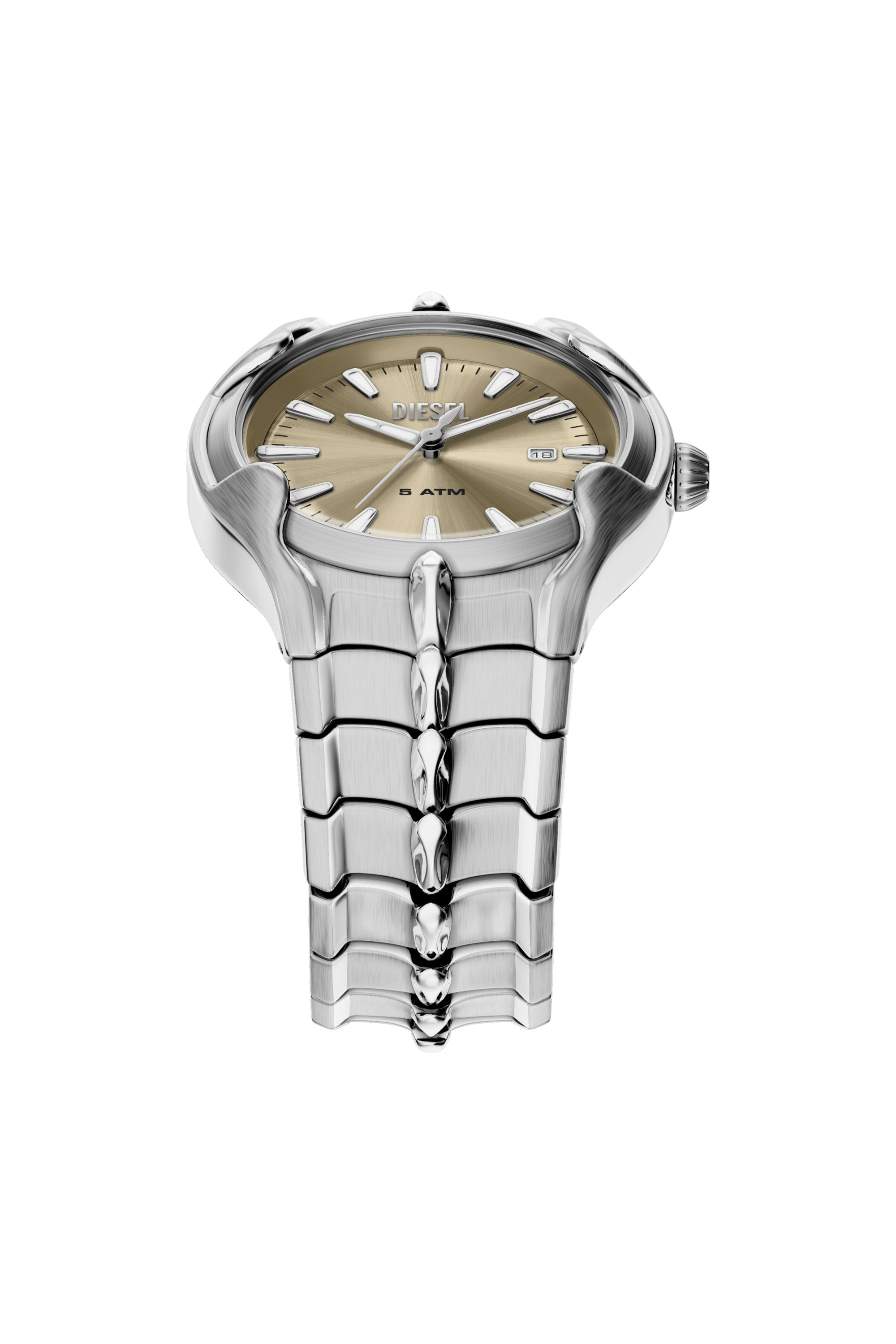 Diesel - DZ2234 WATCH, Man's Vert Stainless Steel Watch in Silver - 4