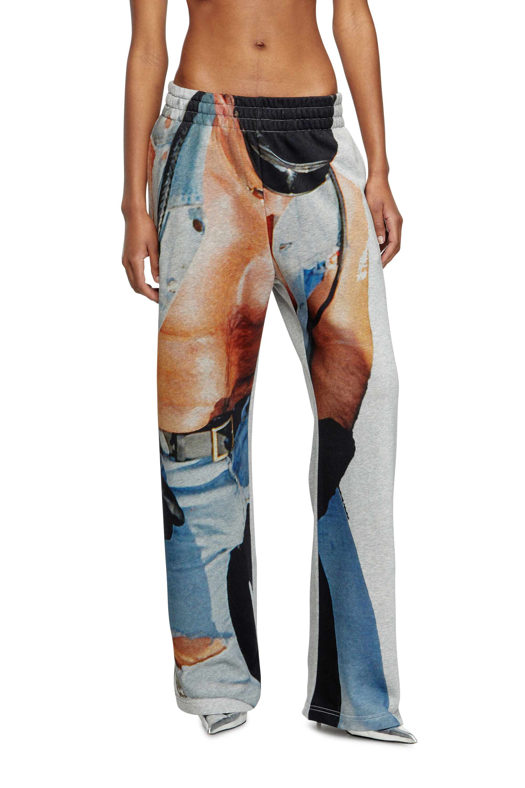 Diesel - PR-P-MARTAINS-TOM25, Unisex's Sweatpants with graphic print in Grey - 5