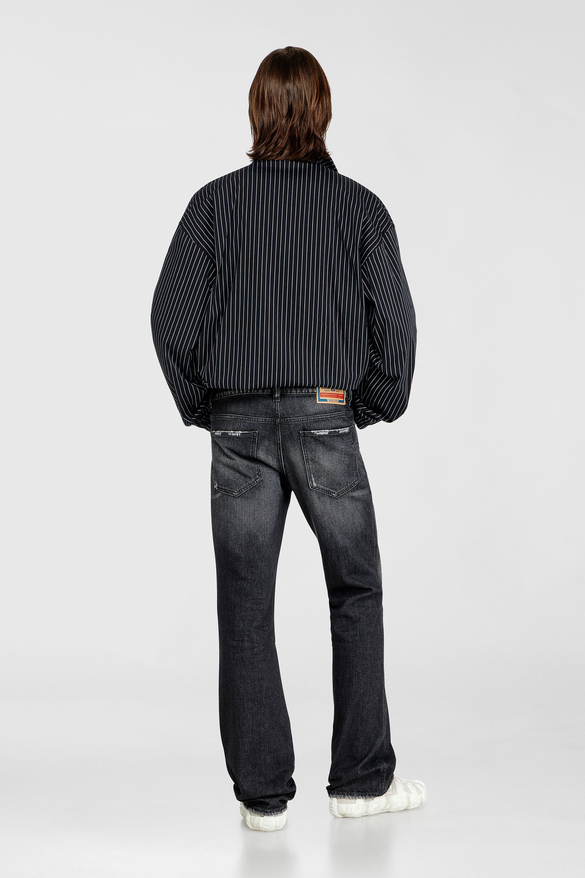 Diesel - Man's Bootcut Jeans 1998 D-Buck 09L50, Black/Dark grey - 3