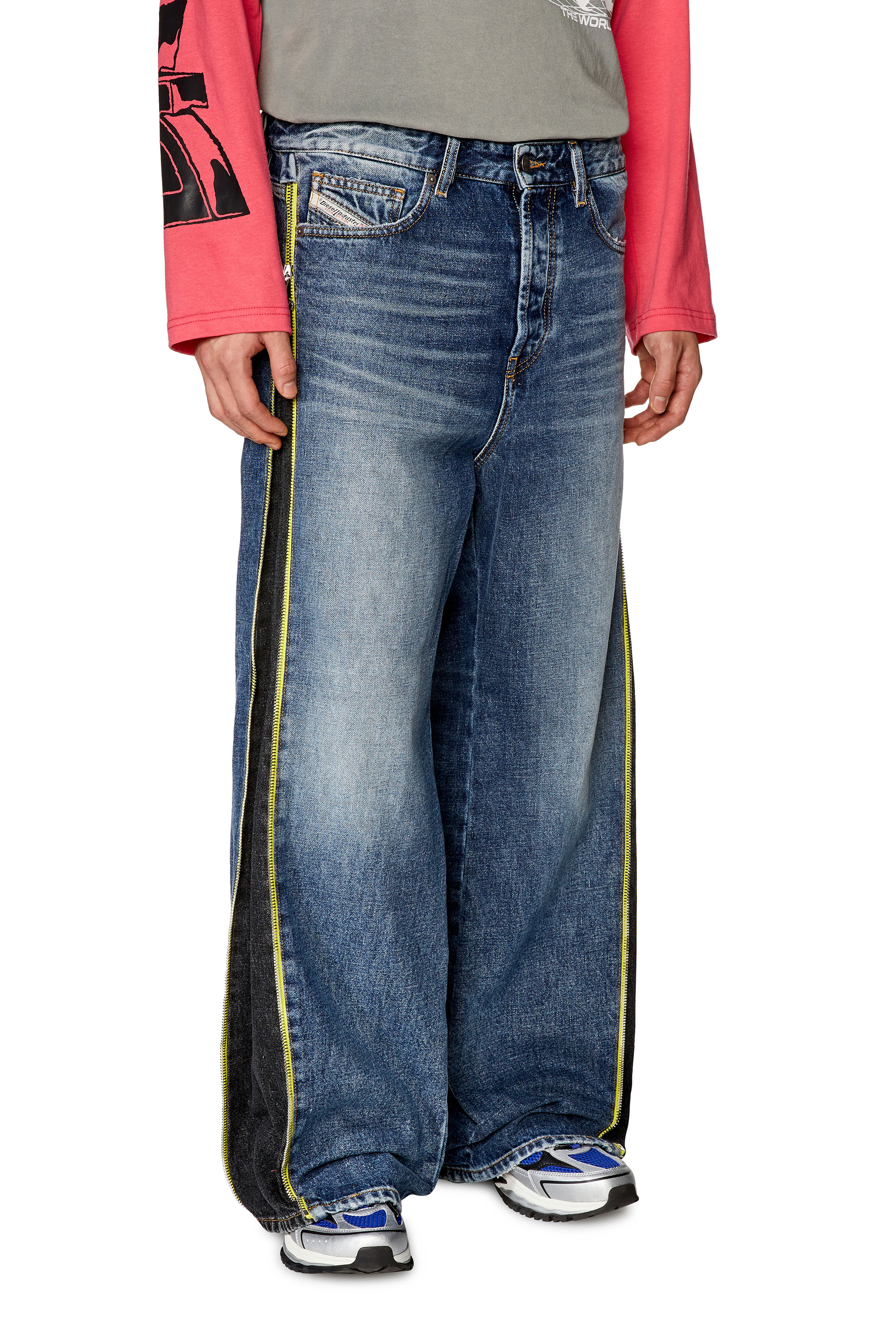 Diesel - Straight Jeans D-Rise 007R9, Medium blue - Image 1