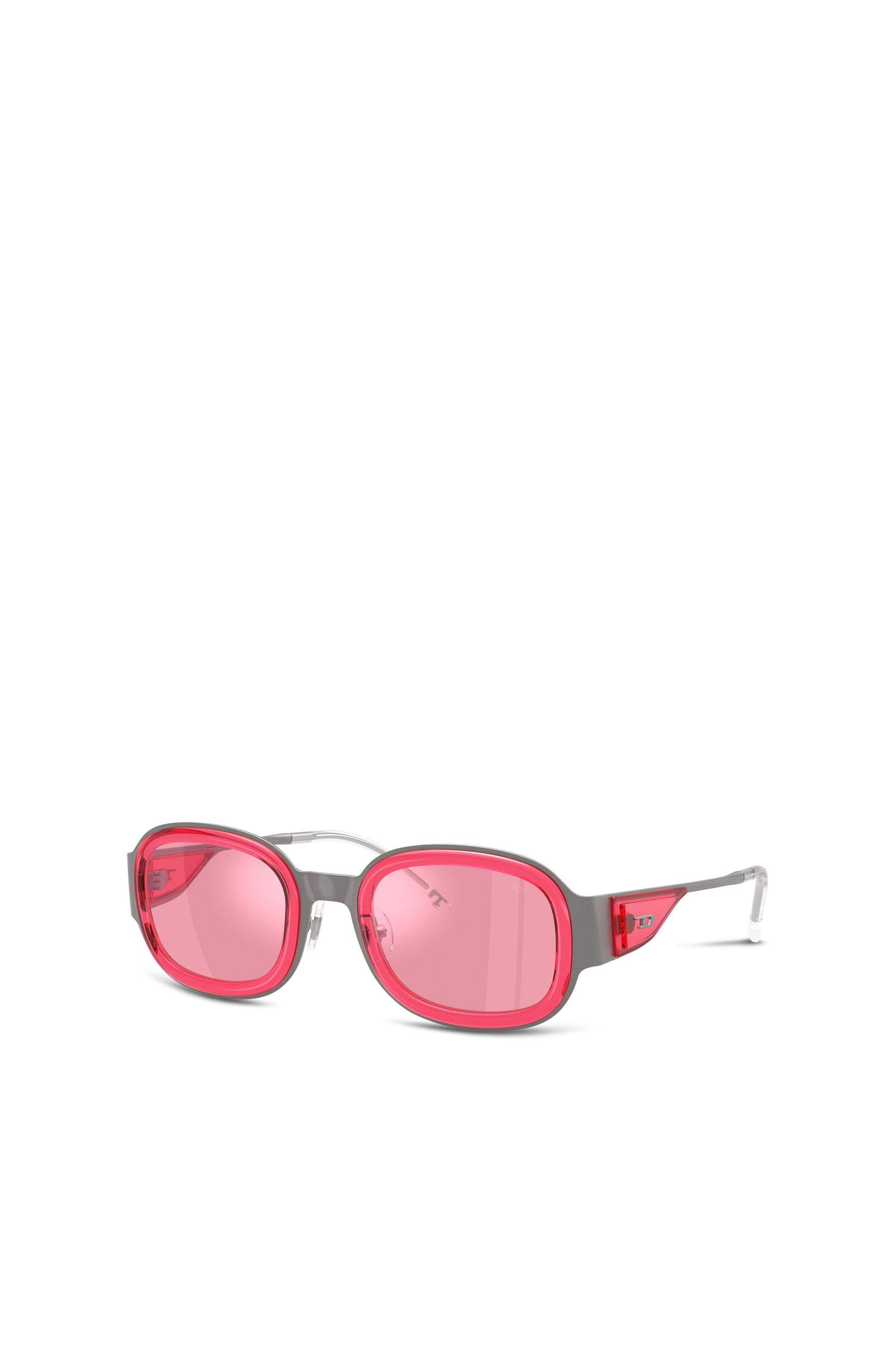 Diesel - 0DL1020, Unisex's Square sunglasses in Grey/Red - 4