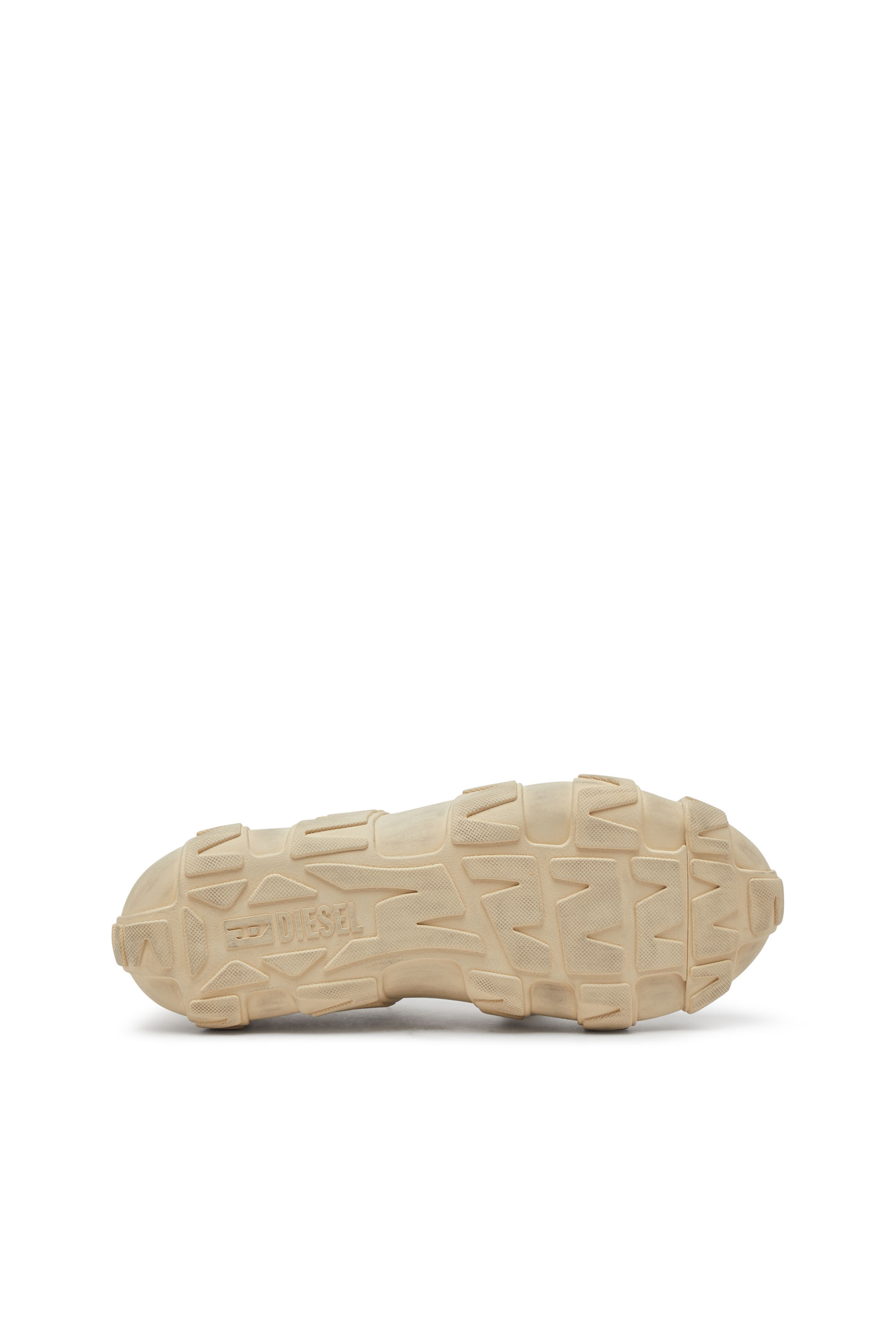 S-D-GRIFFE LOW, White/Beige Diesel - S-D-GRIFFE LOW, Man's S-D-Griffe - Nylon sneakers in White/Beige - 5