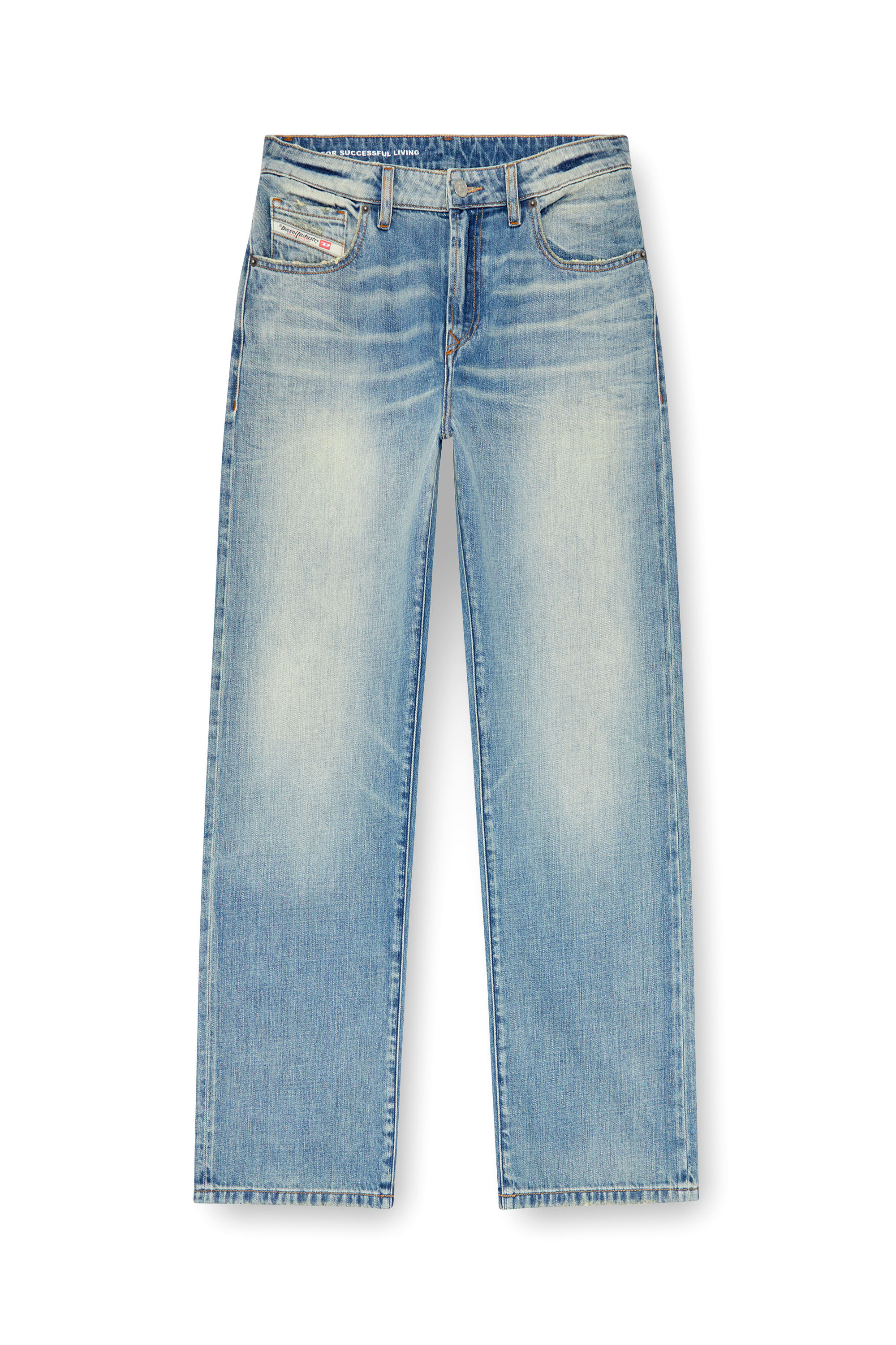 Diesel - Woman Straight Jeans 1999 D-Reggy 0GRDN, Light Blue - Image 5