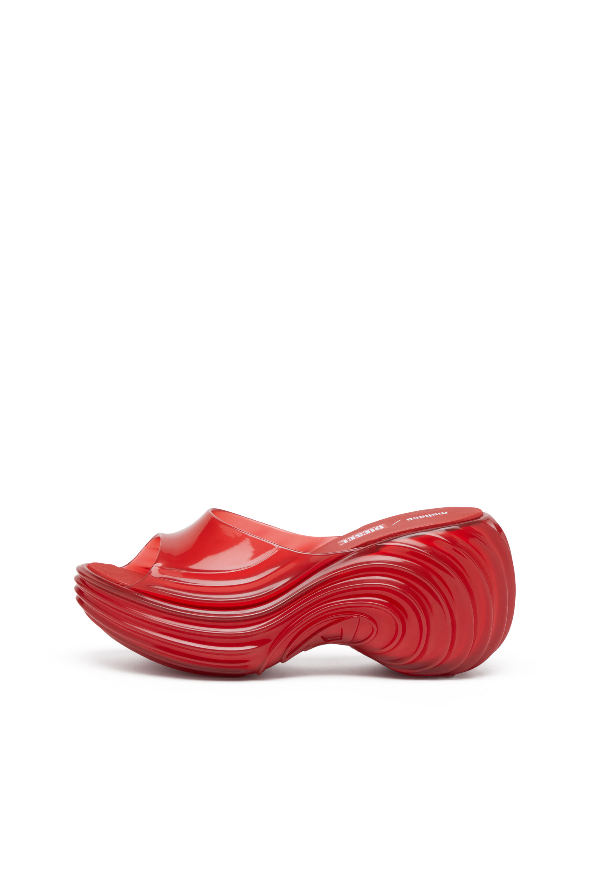 Diesel - MELISSA QUANTUM PLATFORM, Woman's Platform mule in Melflex® in Red - 8