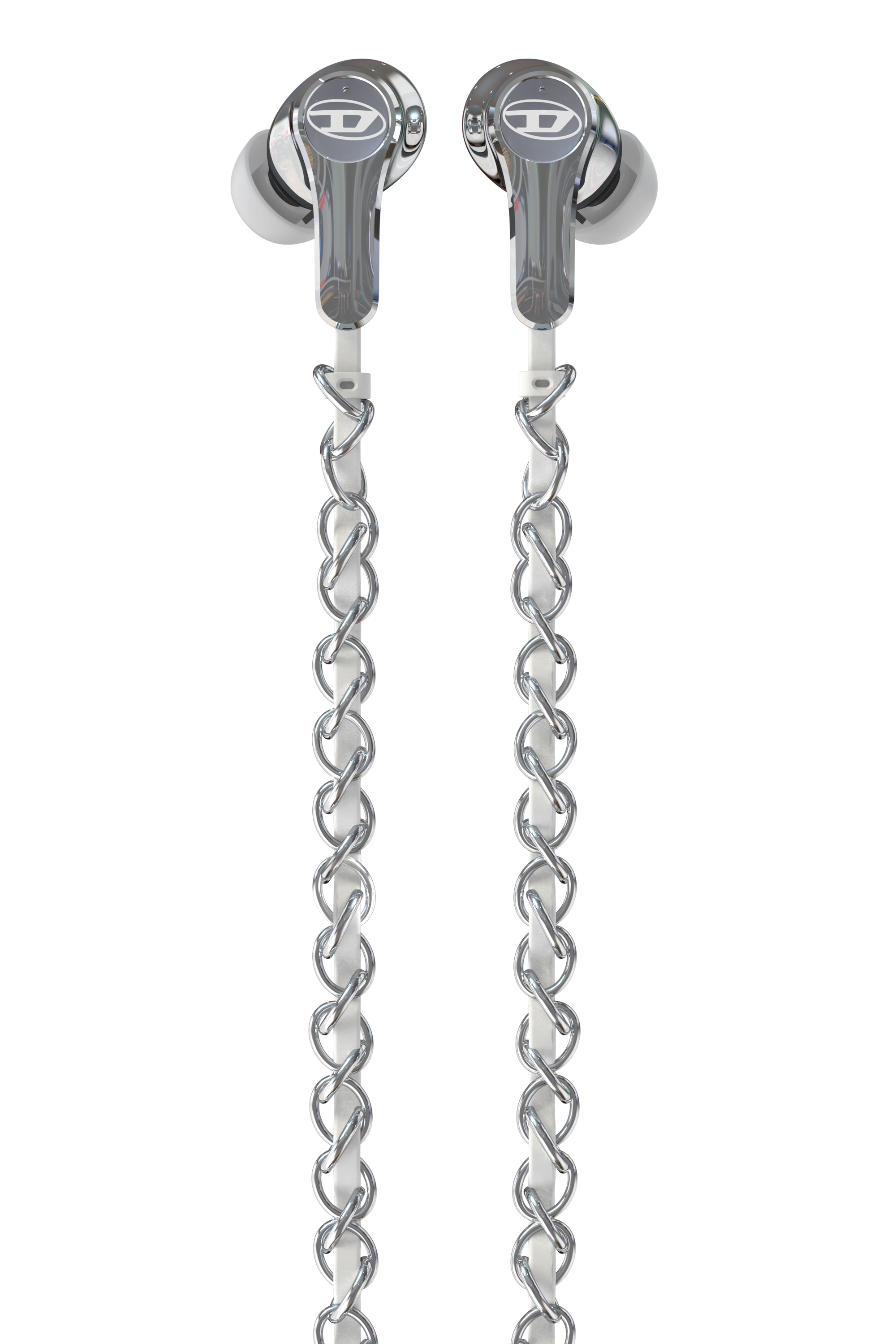 Diesel - 60458  WIRED EARBUDS WIRED EARBUDS, Unisex's Wired Earbuds and charms in Silver - 3