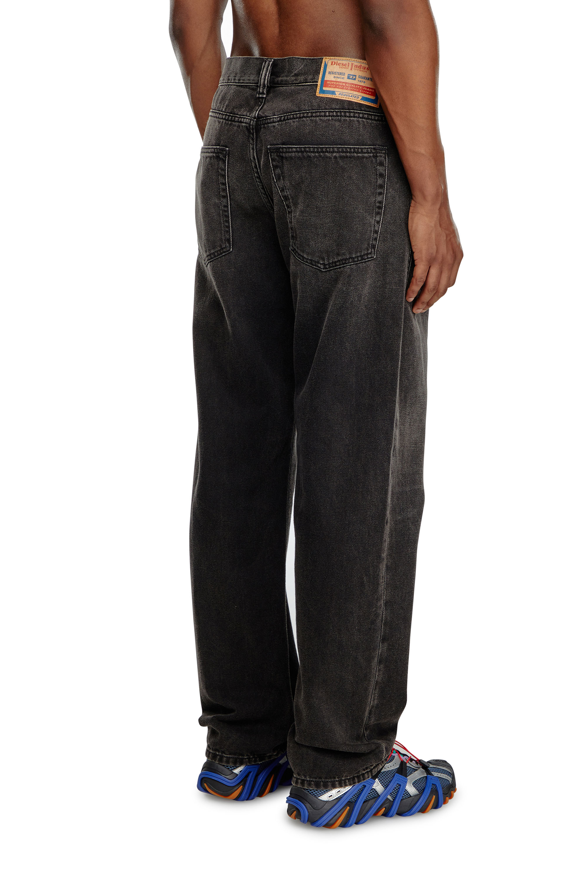 Diesel - Man Straight Jeans 2010 D-Macs 09J96, Black/Dark grey - Image 3