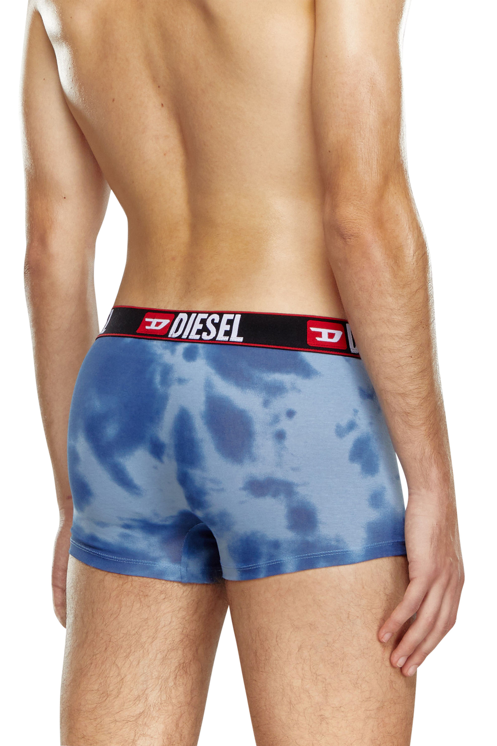 Diesel - UMBX-DAMIEN, Man's Boxer briefs with cloudy print in Dark Blue - 3